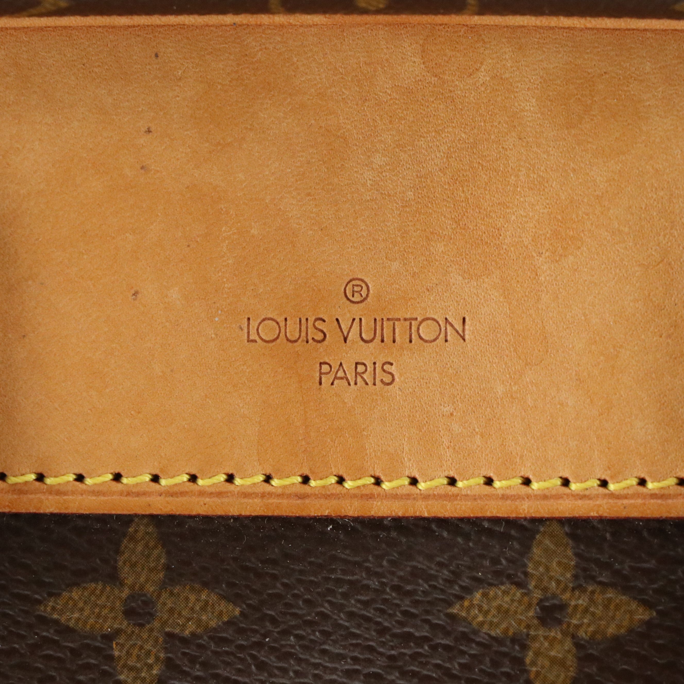 Louis Vuitton Deauville Handbag in Monogram Canvas and Vachetta Leather