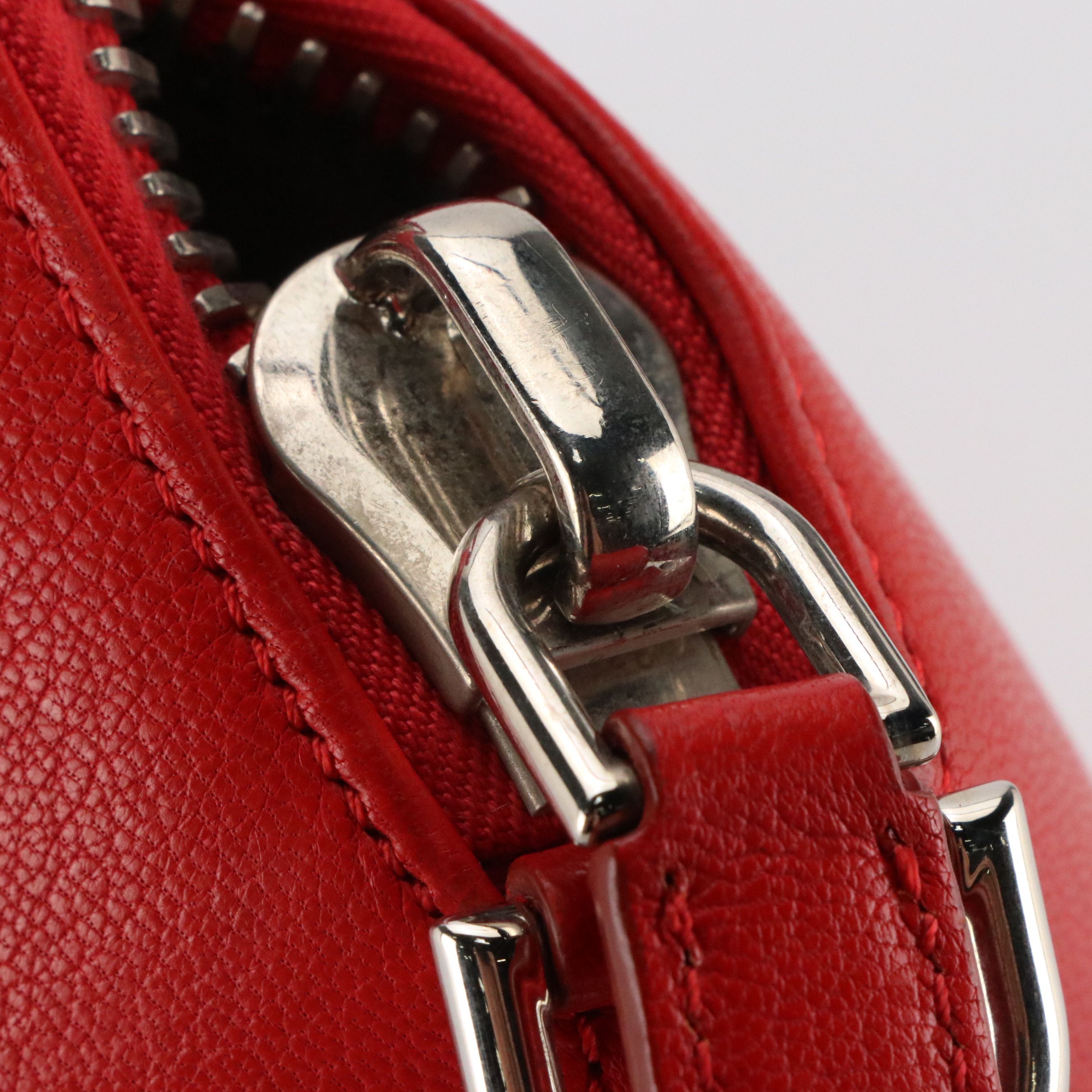 Givenchy Small Antigona Two-Way Bag in Red Grained Goatskin Leather