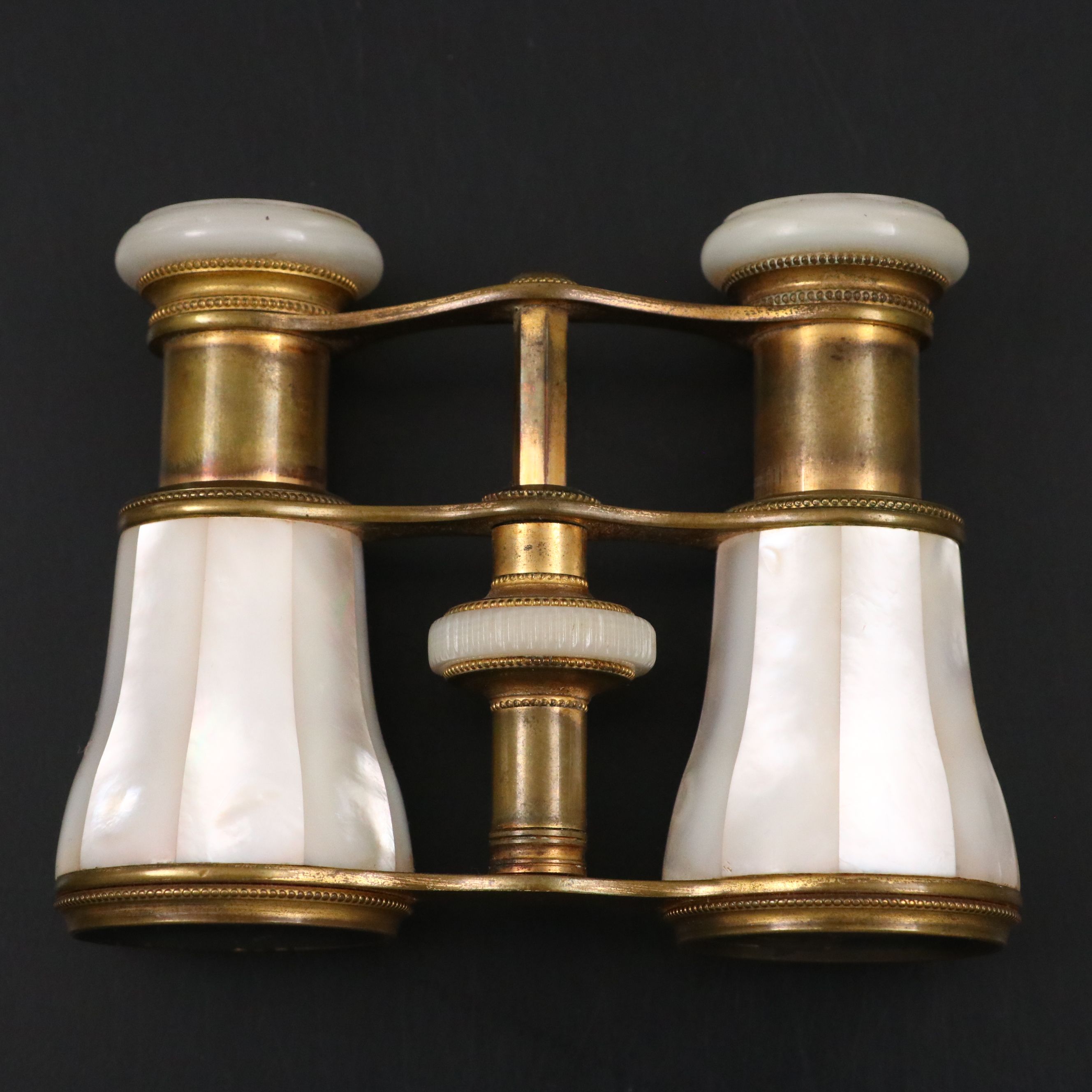 Colmont Mother-of-Pearl and Brass Opera Glasses