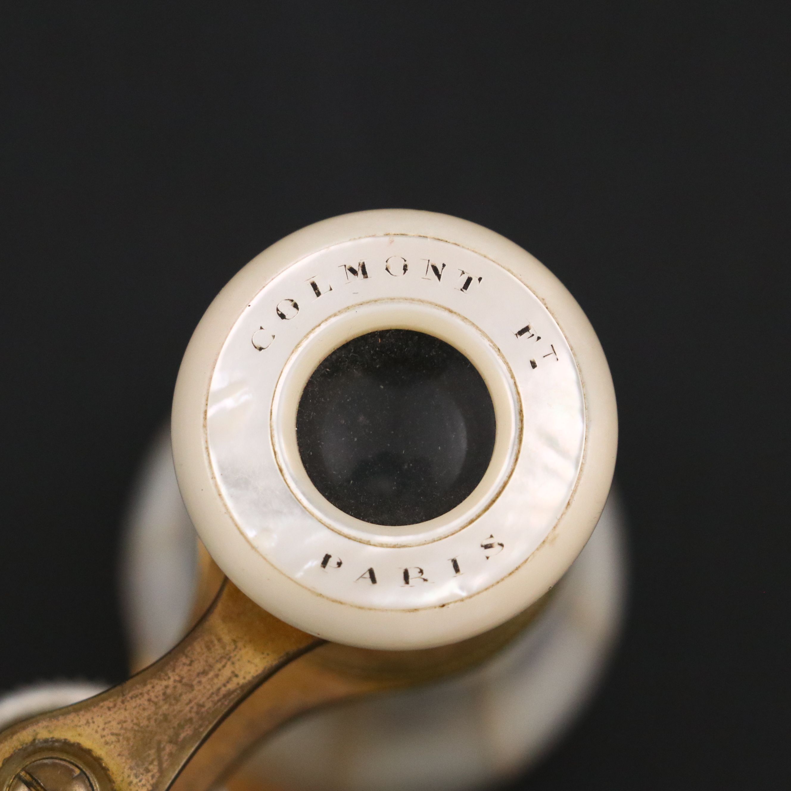 Colmont Mother-of-Pearl and Brass Opera Glasses