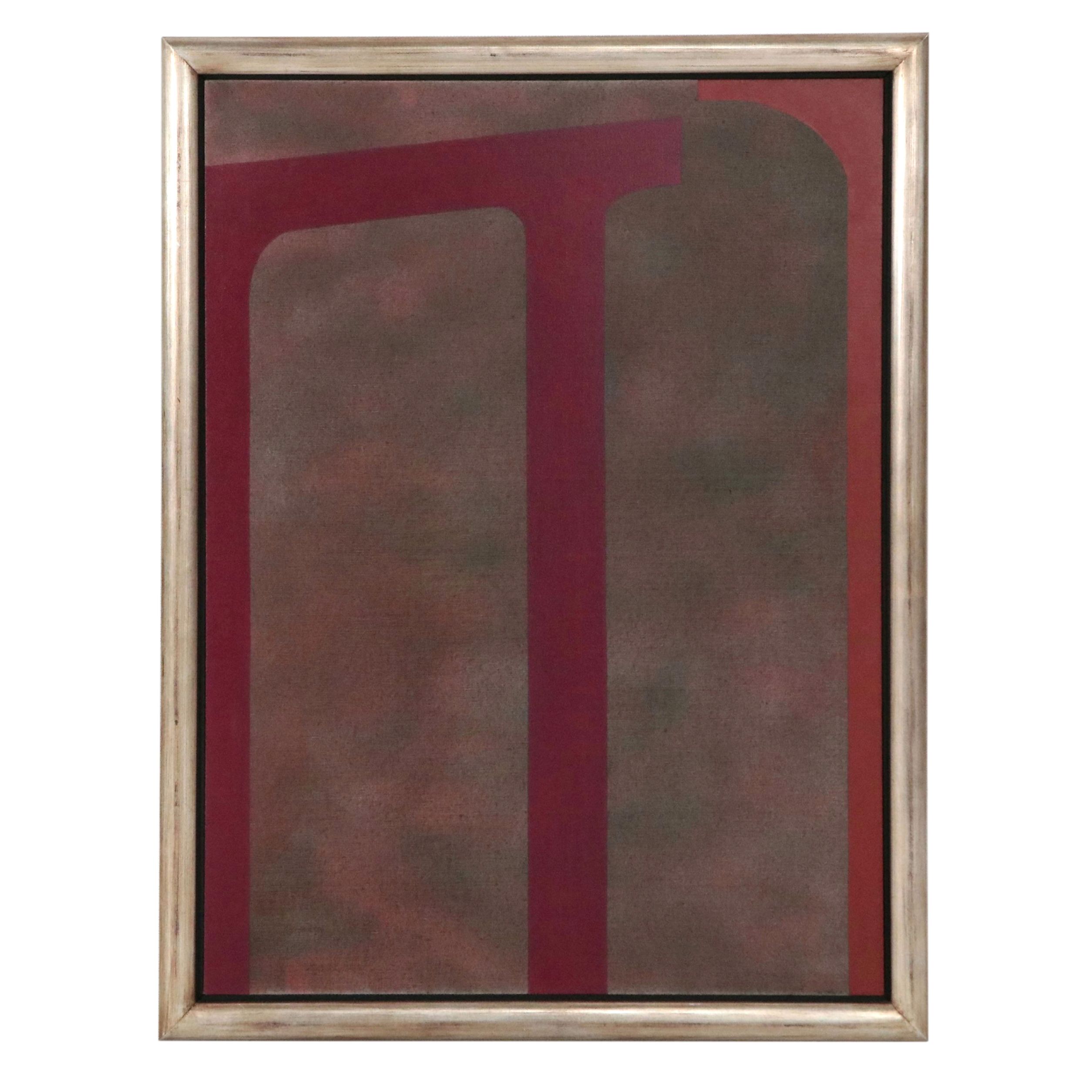 Jane Allensworth Acrylic Painting "...And (To) Intoxicate Reason," circa 1970