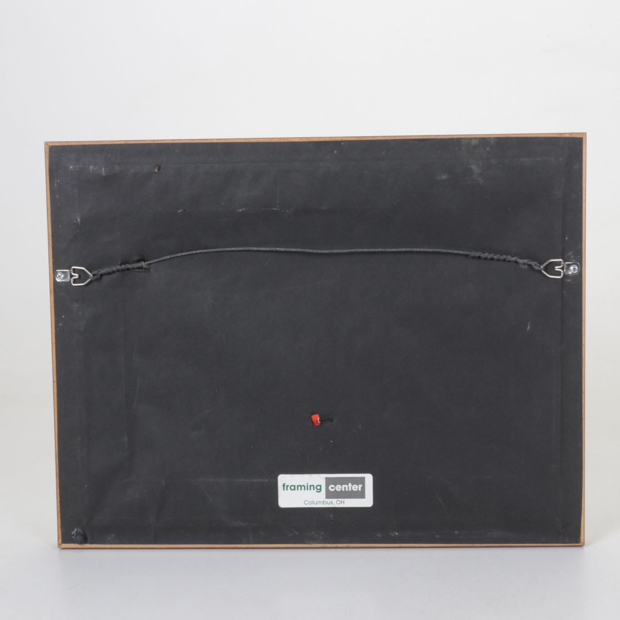 Landscape Oil Painting Featuring a Boathouse Facade, Late 20th Century