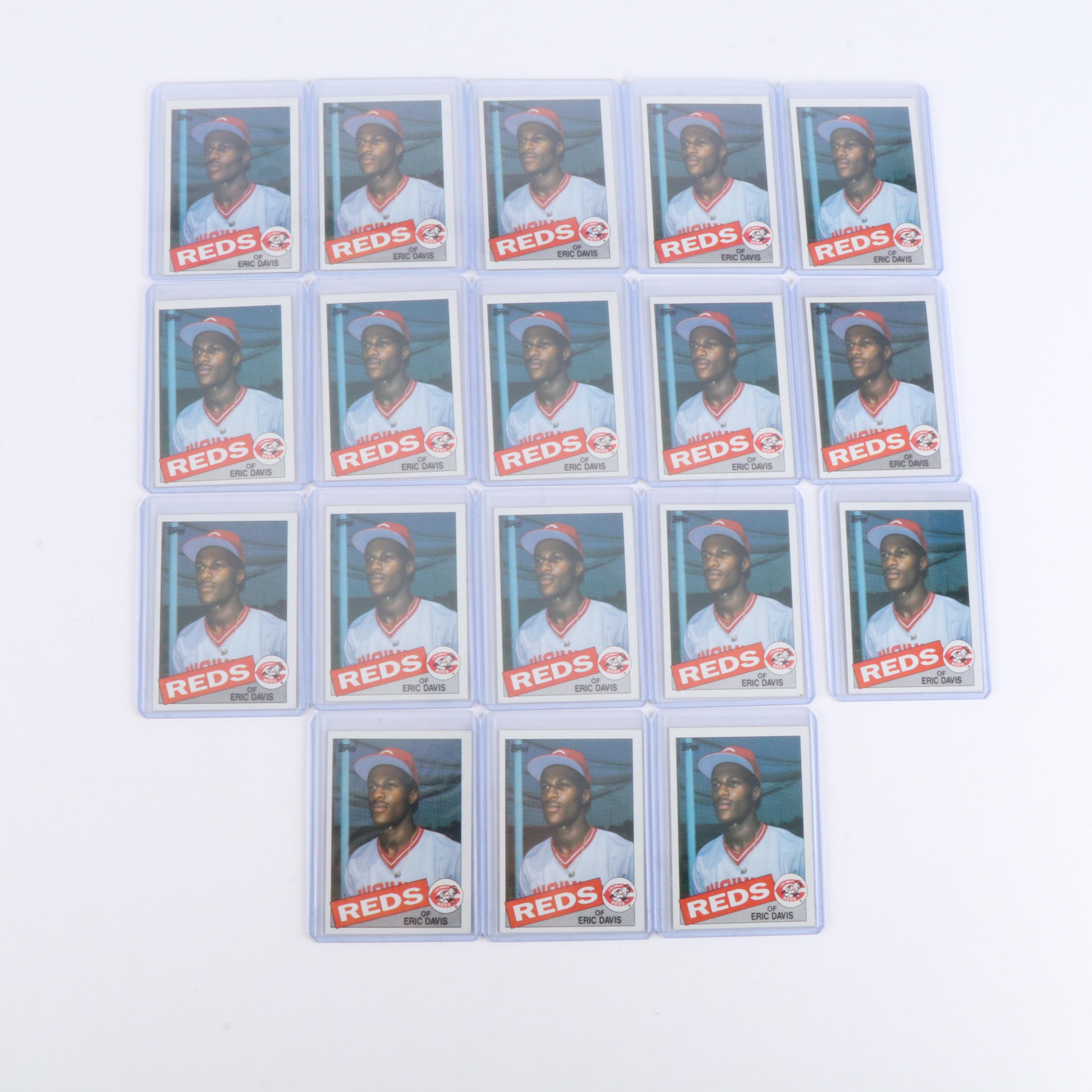 Eric Davis, Wade Boggs, Billy Ripken, and More Rookie Baseball Cards, 1980s