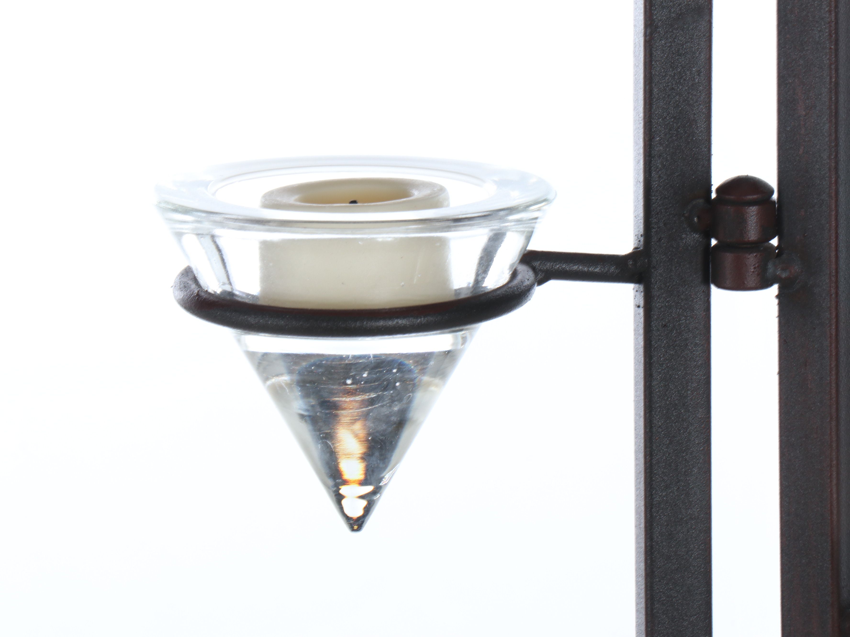 Folding Votive Holder Screen with Tea Lights