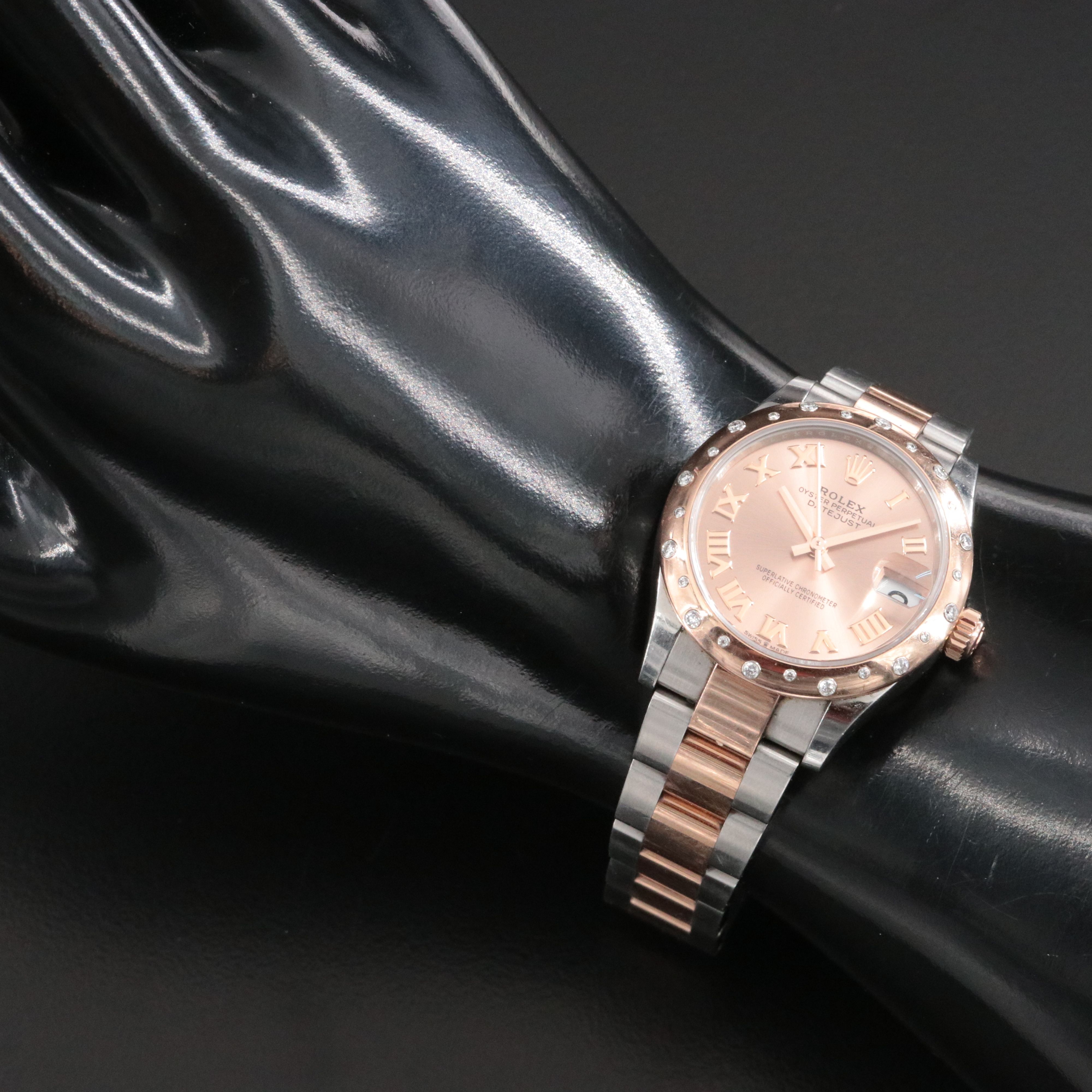 Rolex Datejust 31 278341RBR Factory Diamond 18K/Steel Watch c.2024