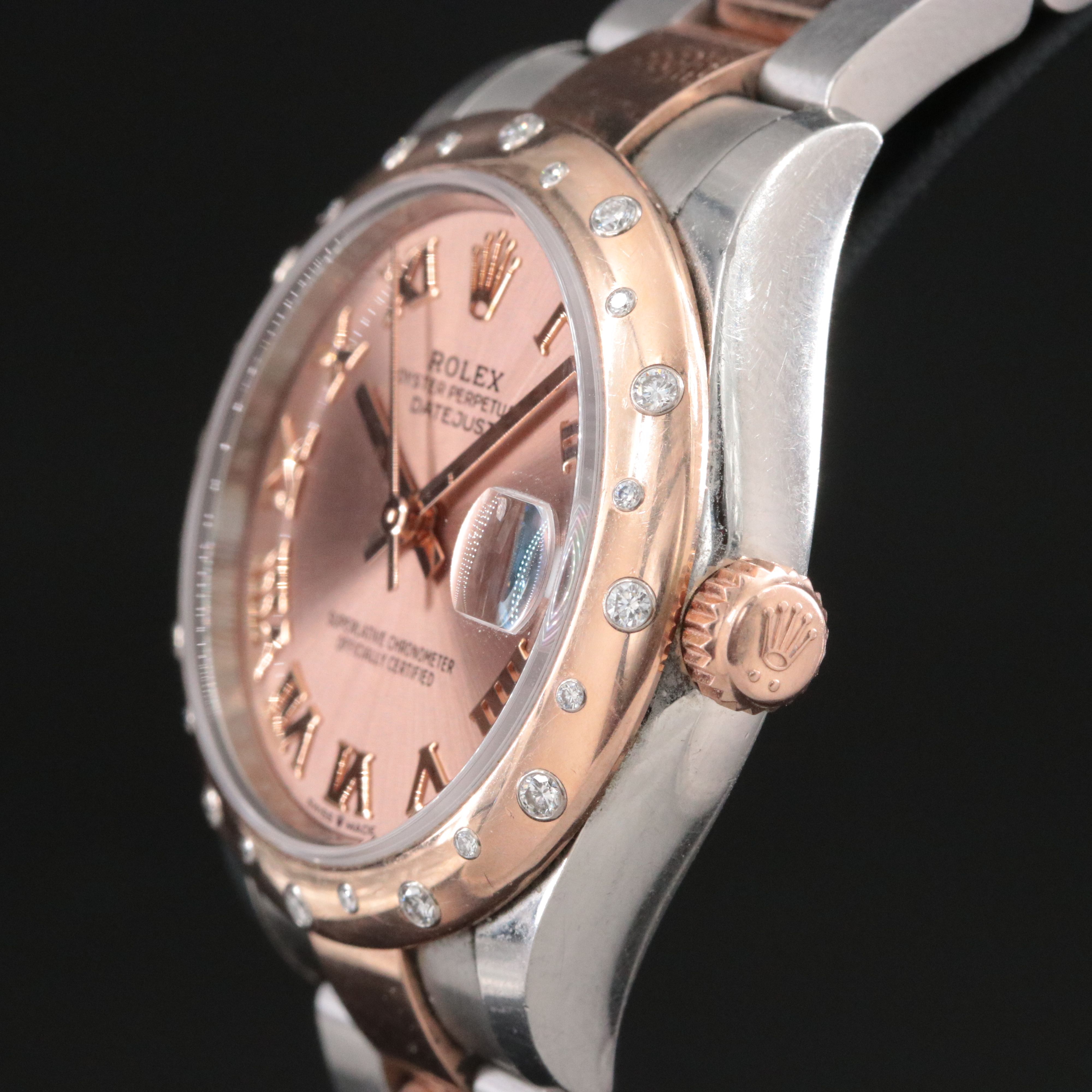 Rolex Datejust 31 278341RBR Factory Diamond 18K/Steel Watch c.2024