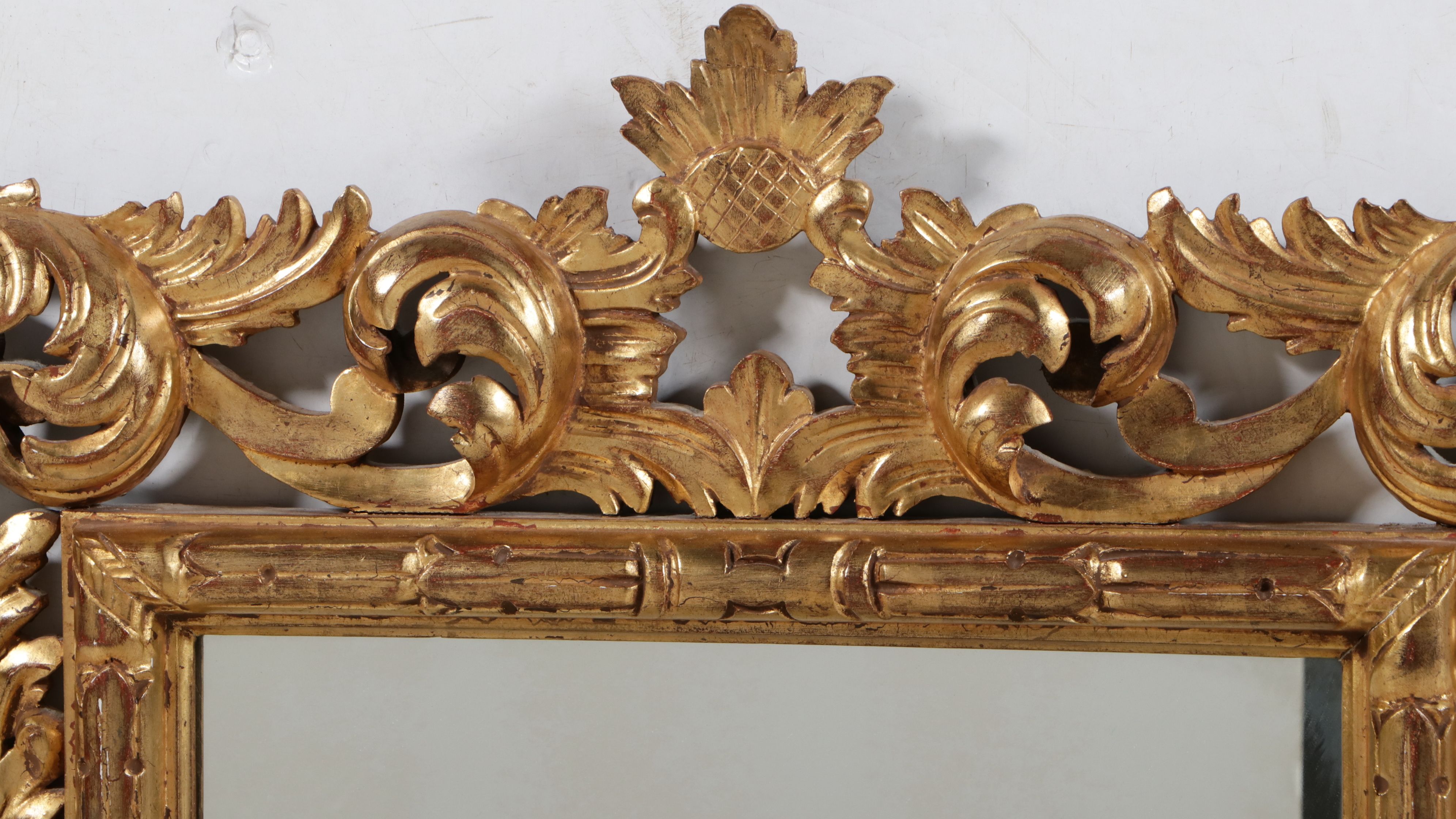 Italian Giltwood Florentine Style Mirror, Mid to Late 20th Century