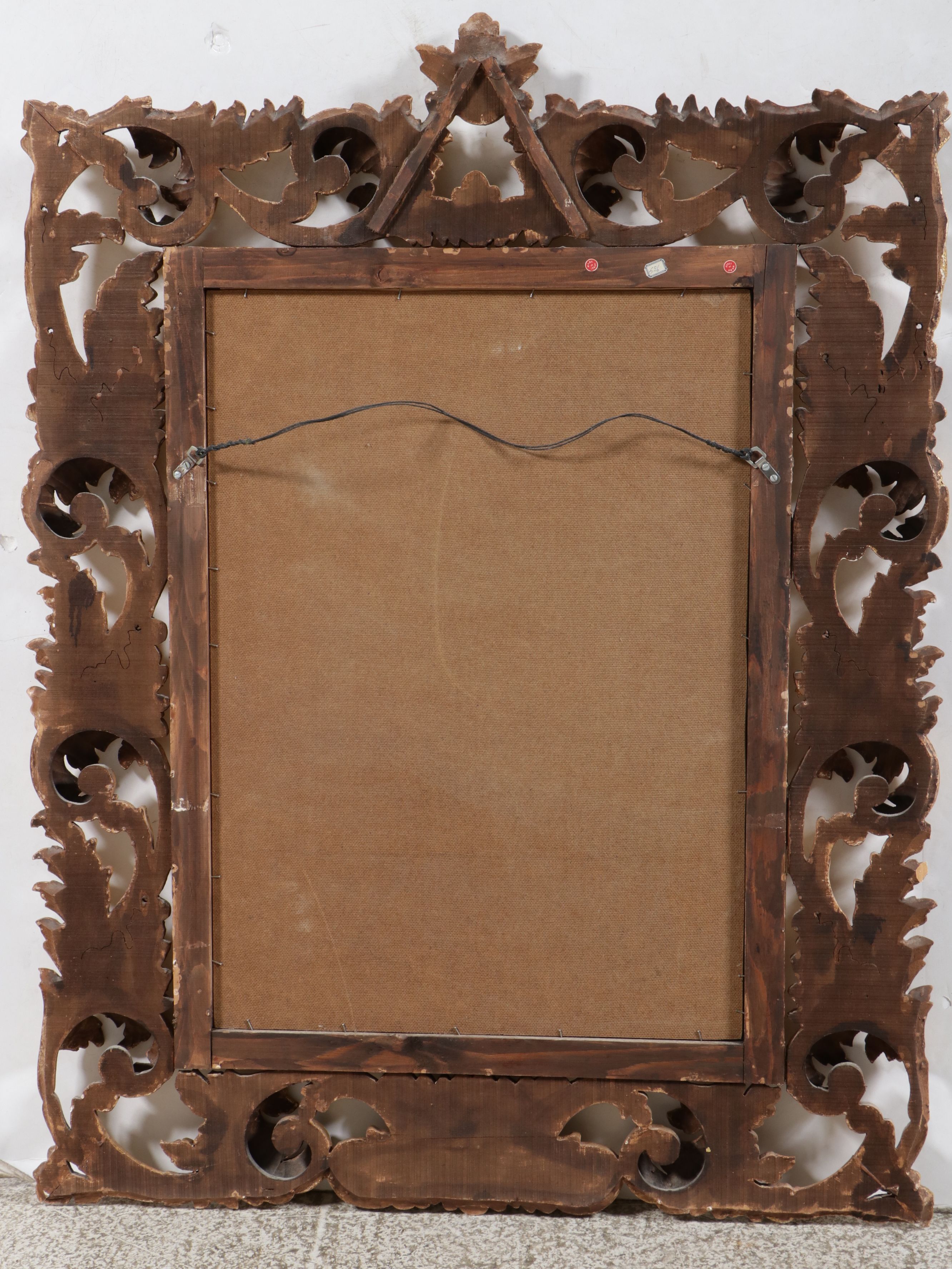 Italian Giltwood Florentine Style Mirror, Mid to Late 20th Century