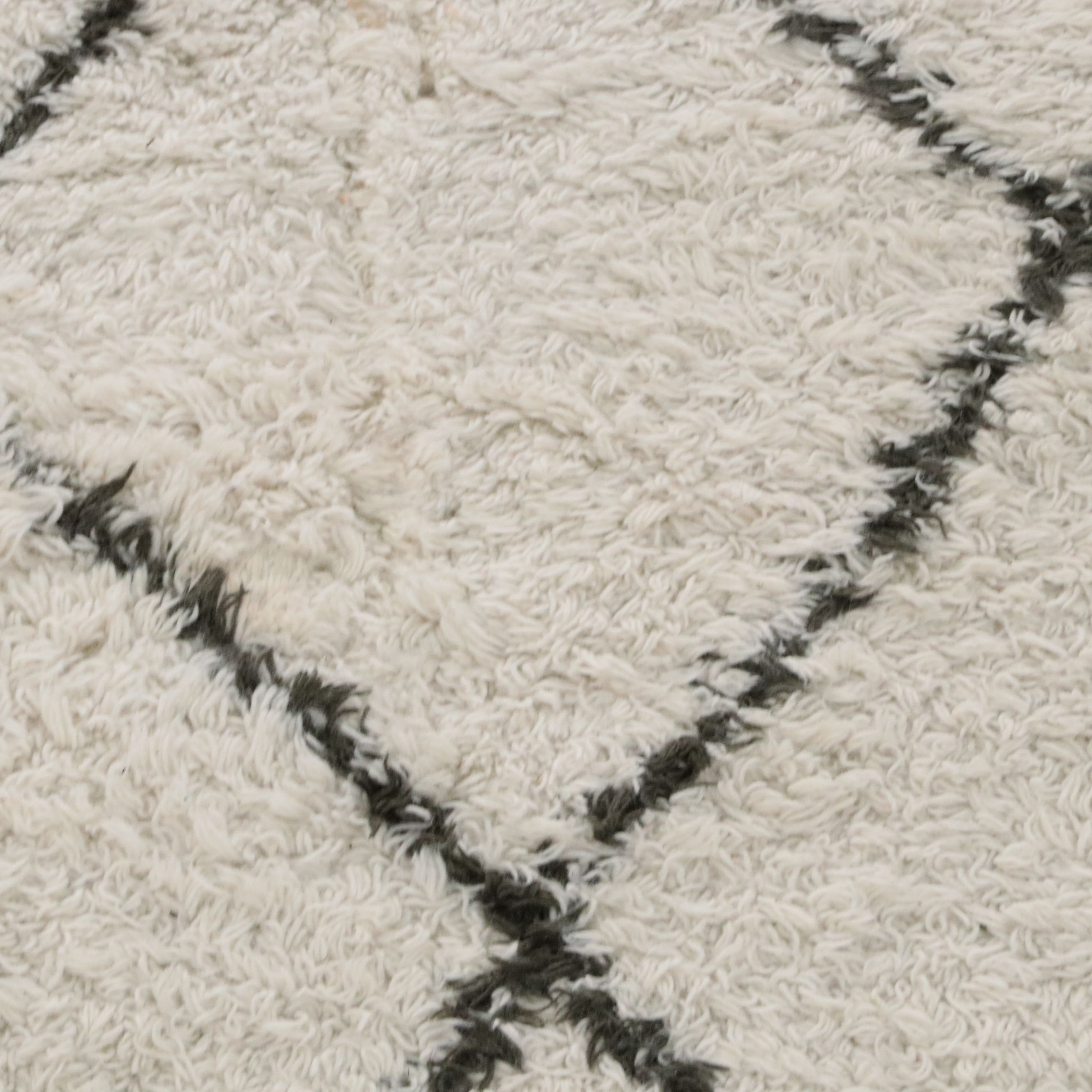 9' x 13'1 Hand-Knotted Nuloom Indo-Moroccan Shag Room-Sized Rug