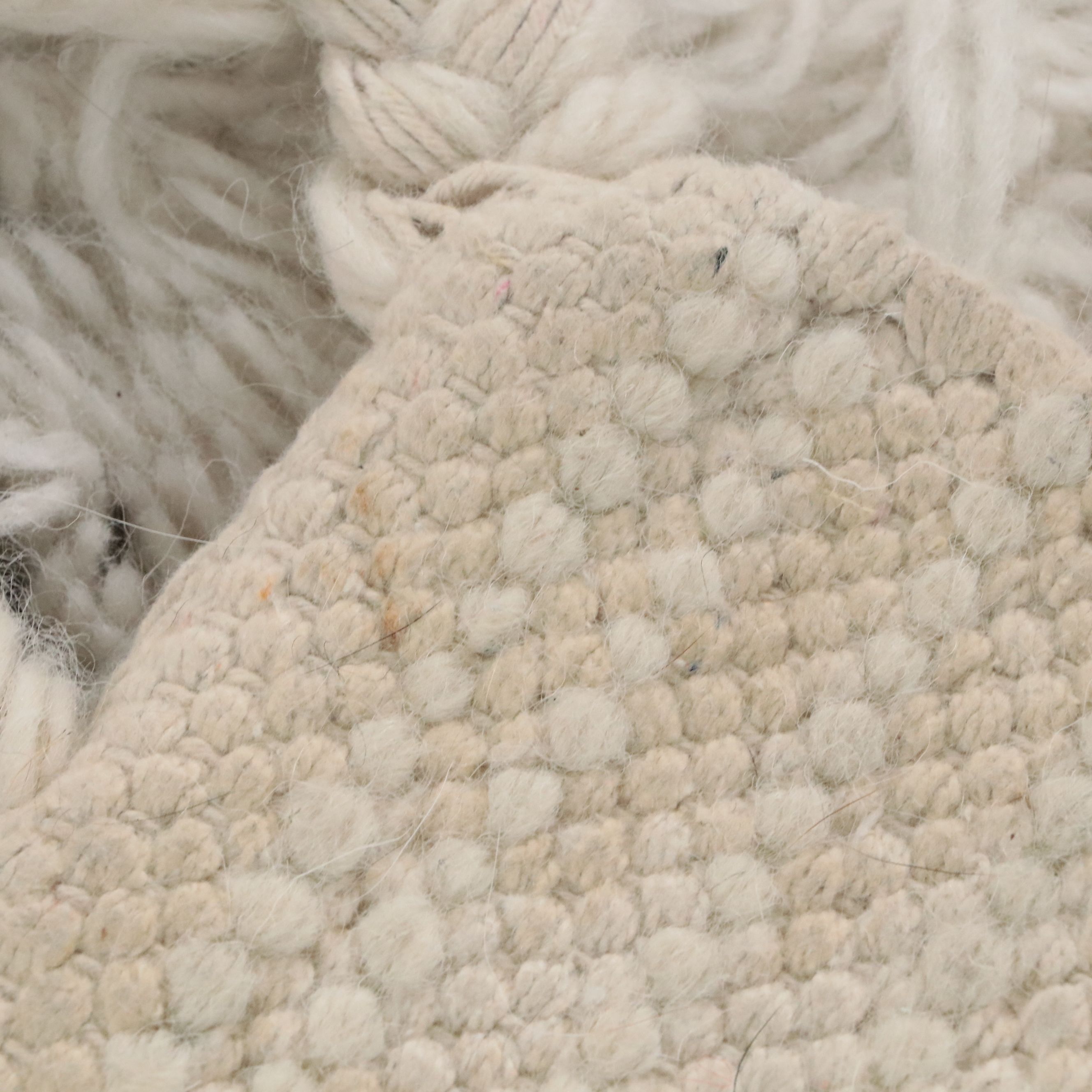 9' x 13'1 Hand-Knotted Nuloom Indo-Moroccan Shag Room-Sized Rug