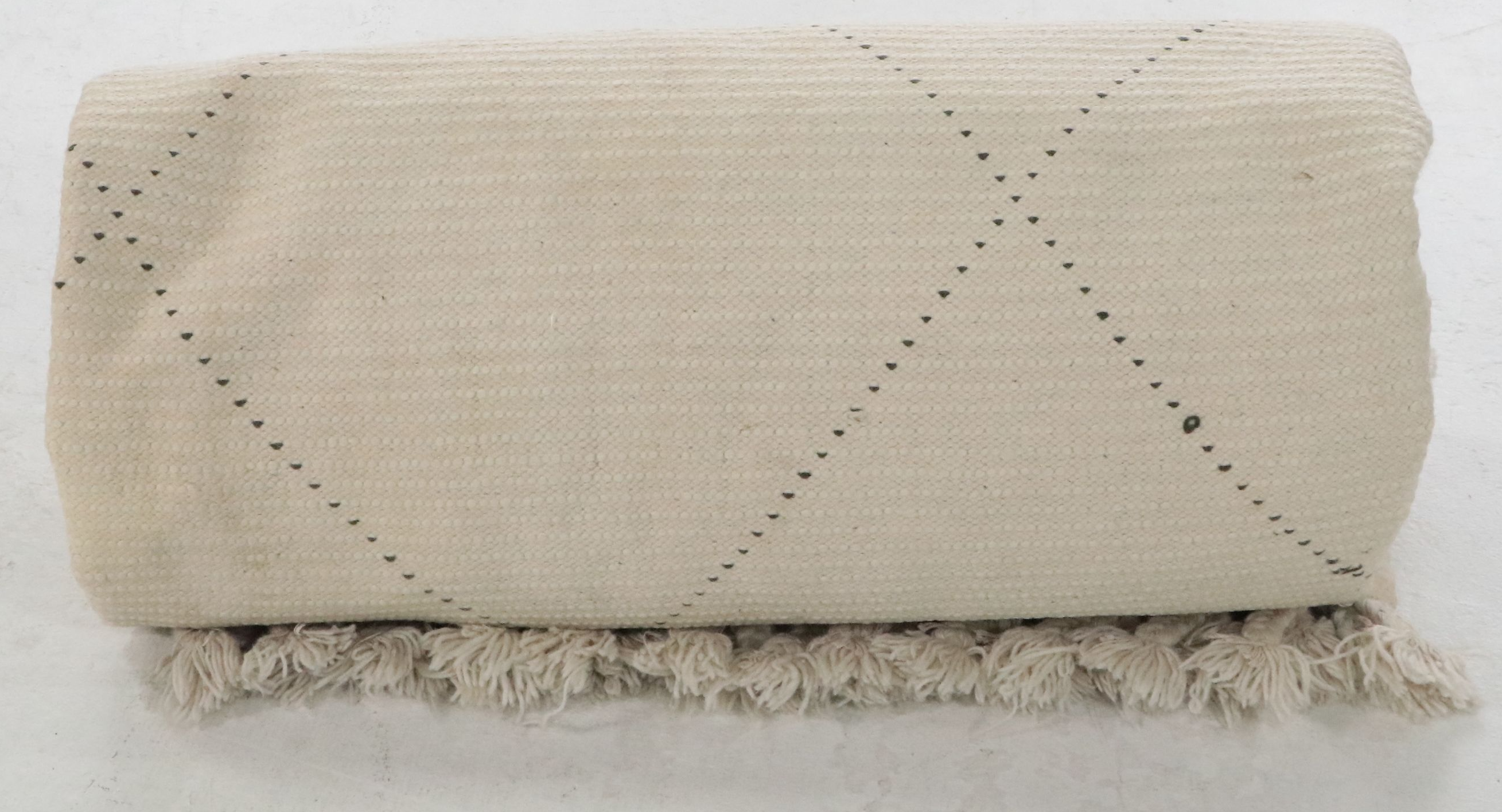 9' x 13'1 Hand-Knotted Nuloom Indo-Moroccan Shag Room-Sized Rug