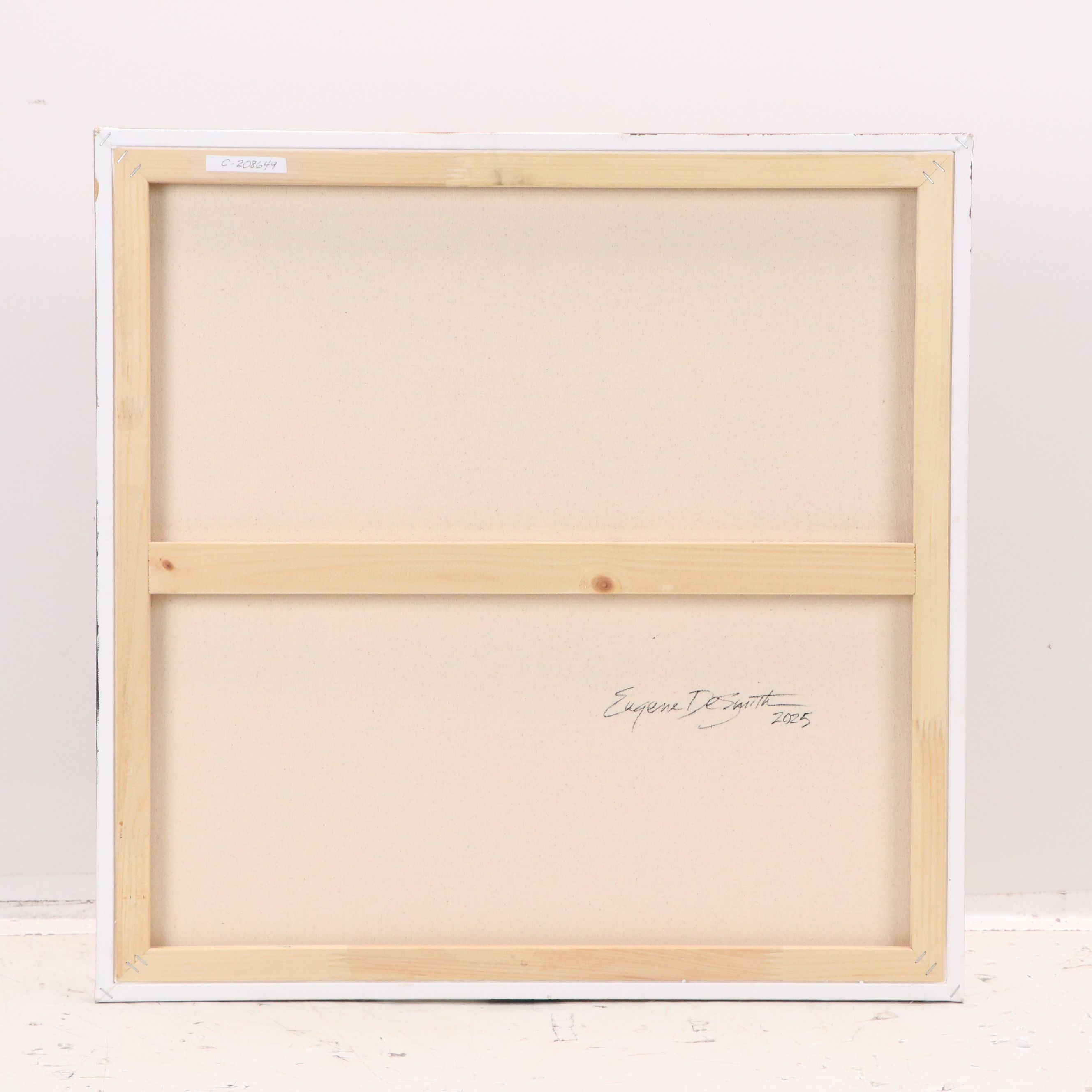 Eugene DeSmith Modernist Style Acrylic Painting, 2025