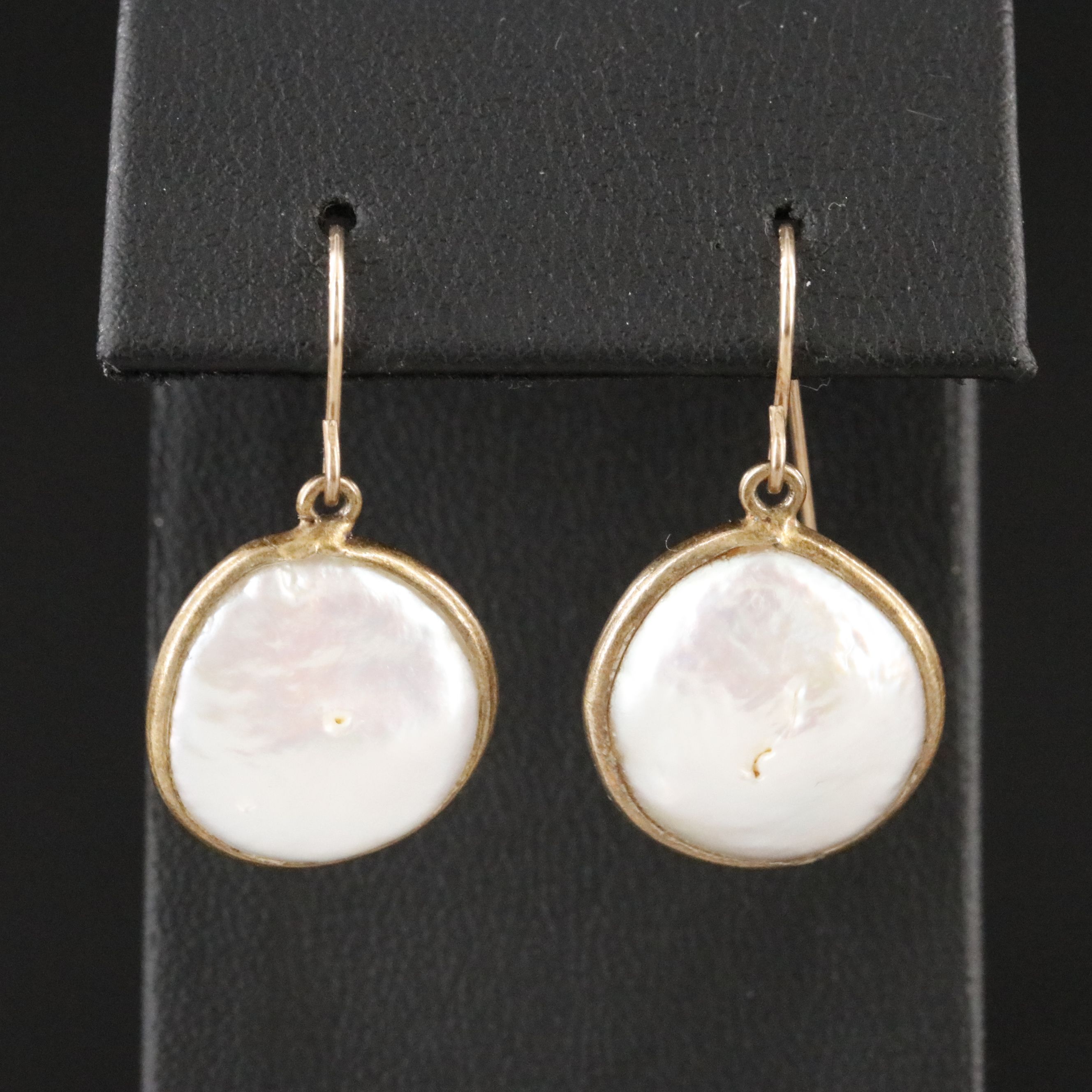Gold-Filled Pearl Earrings