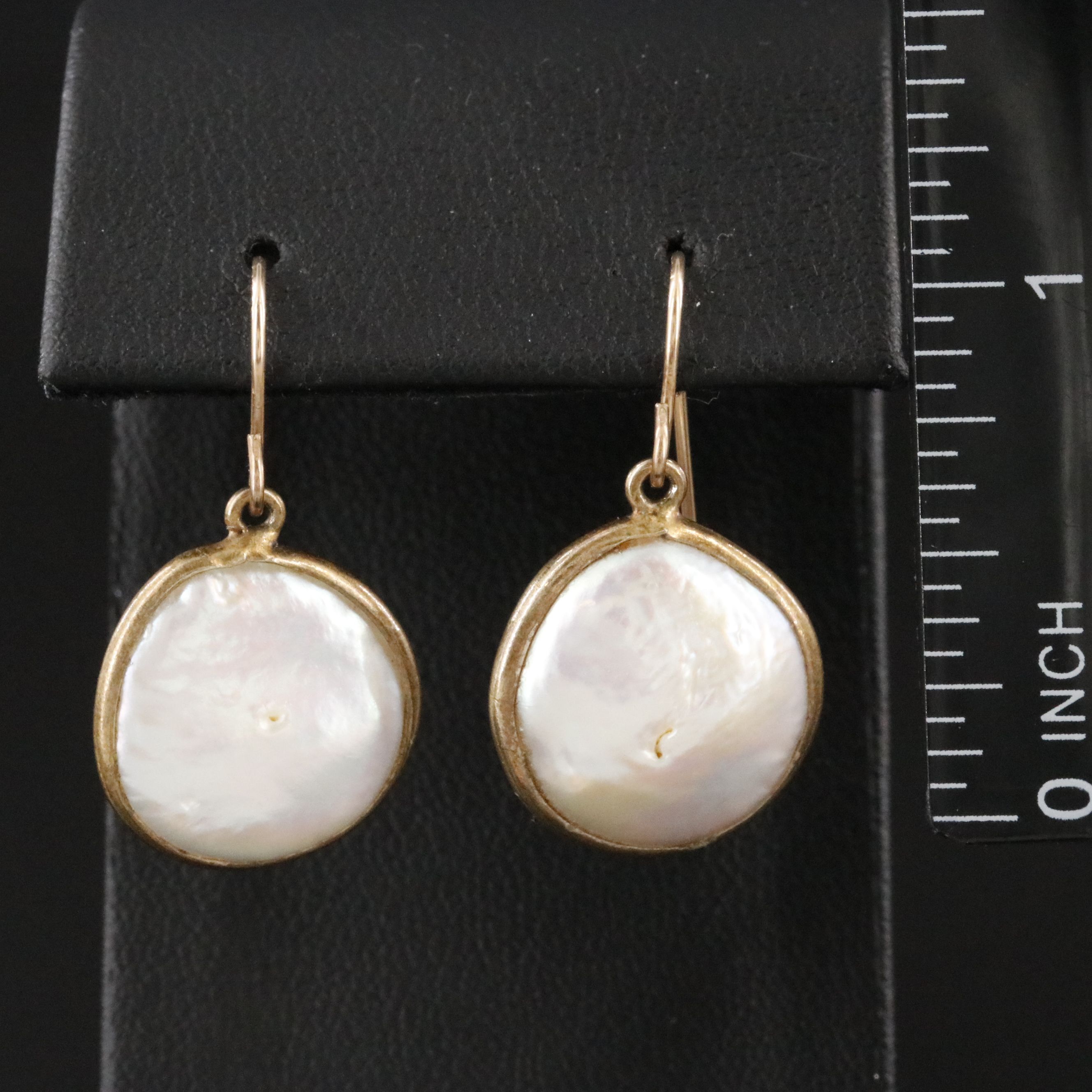 Gold-Filled Pearl Earrings