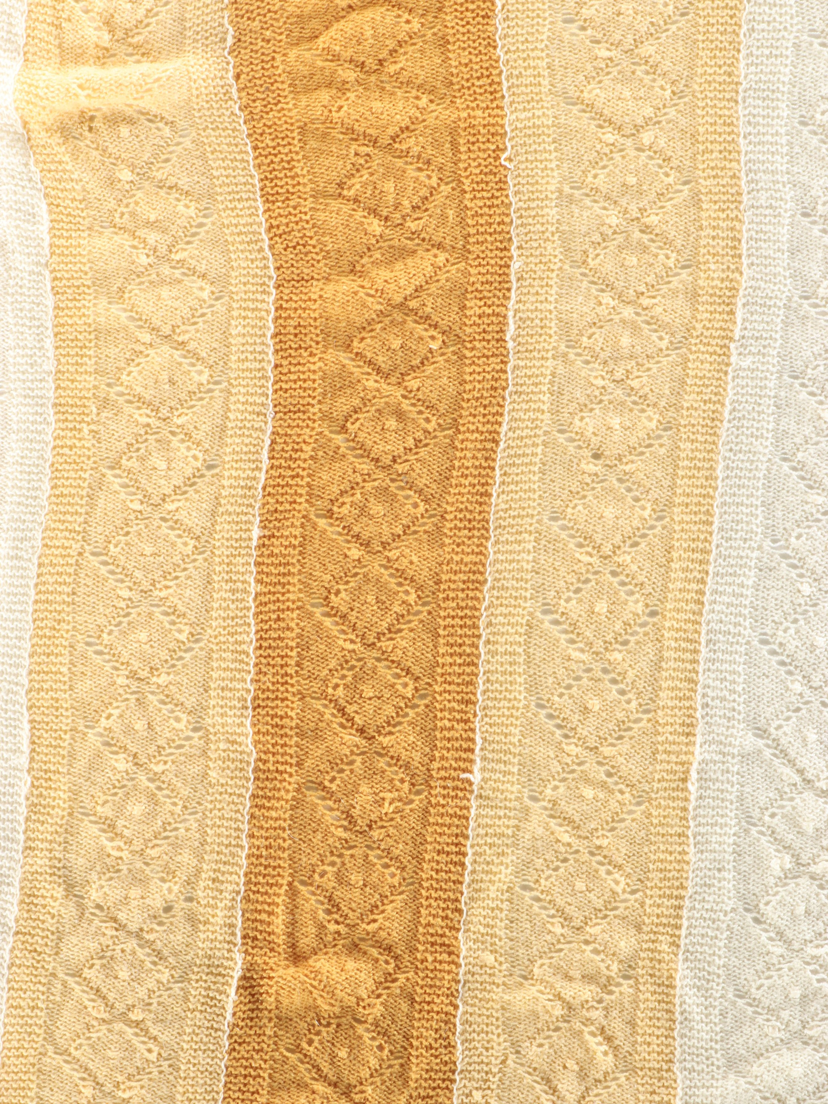 Handmade Multicolored Crochet Coverlets and Throws