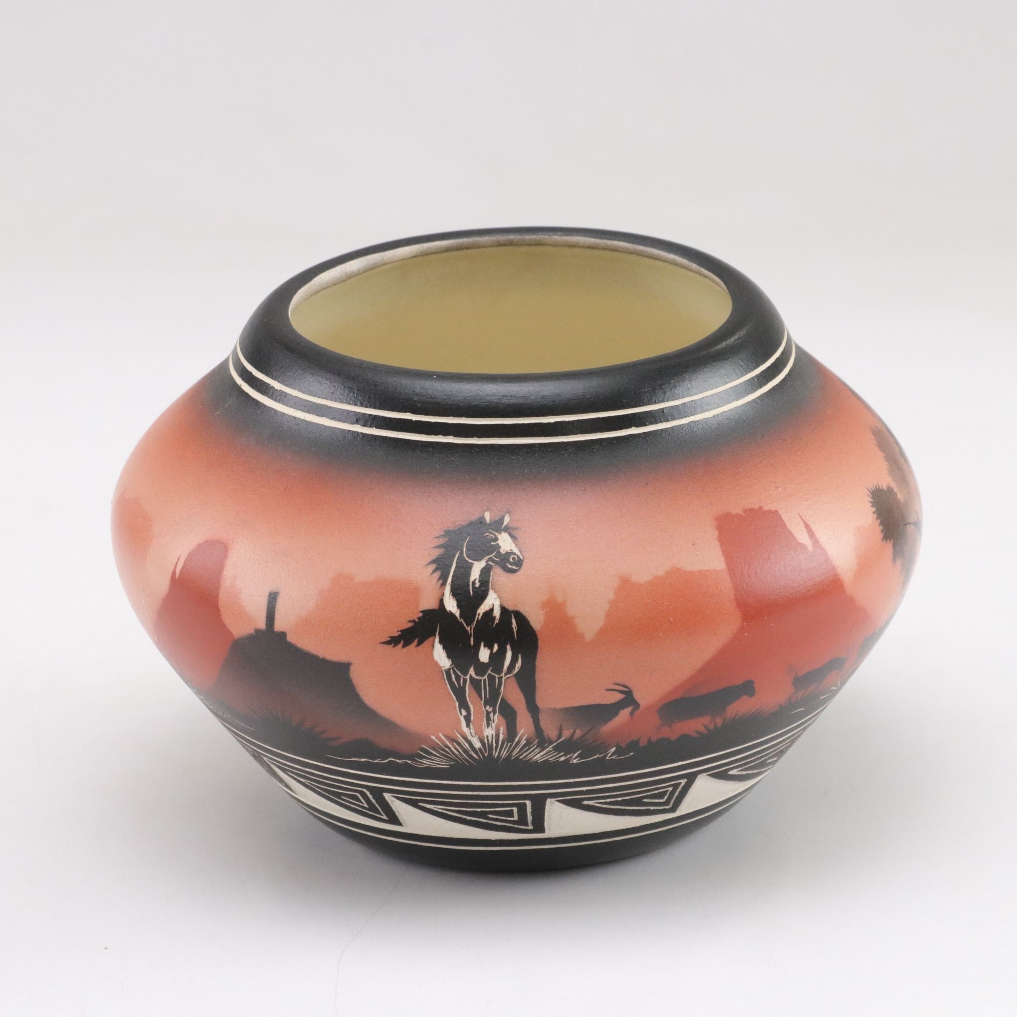 Hand-Crafted Navajo Planter and Other Ceramic Vase
