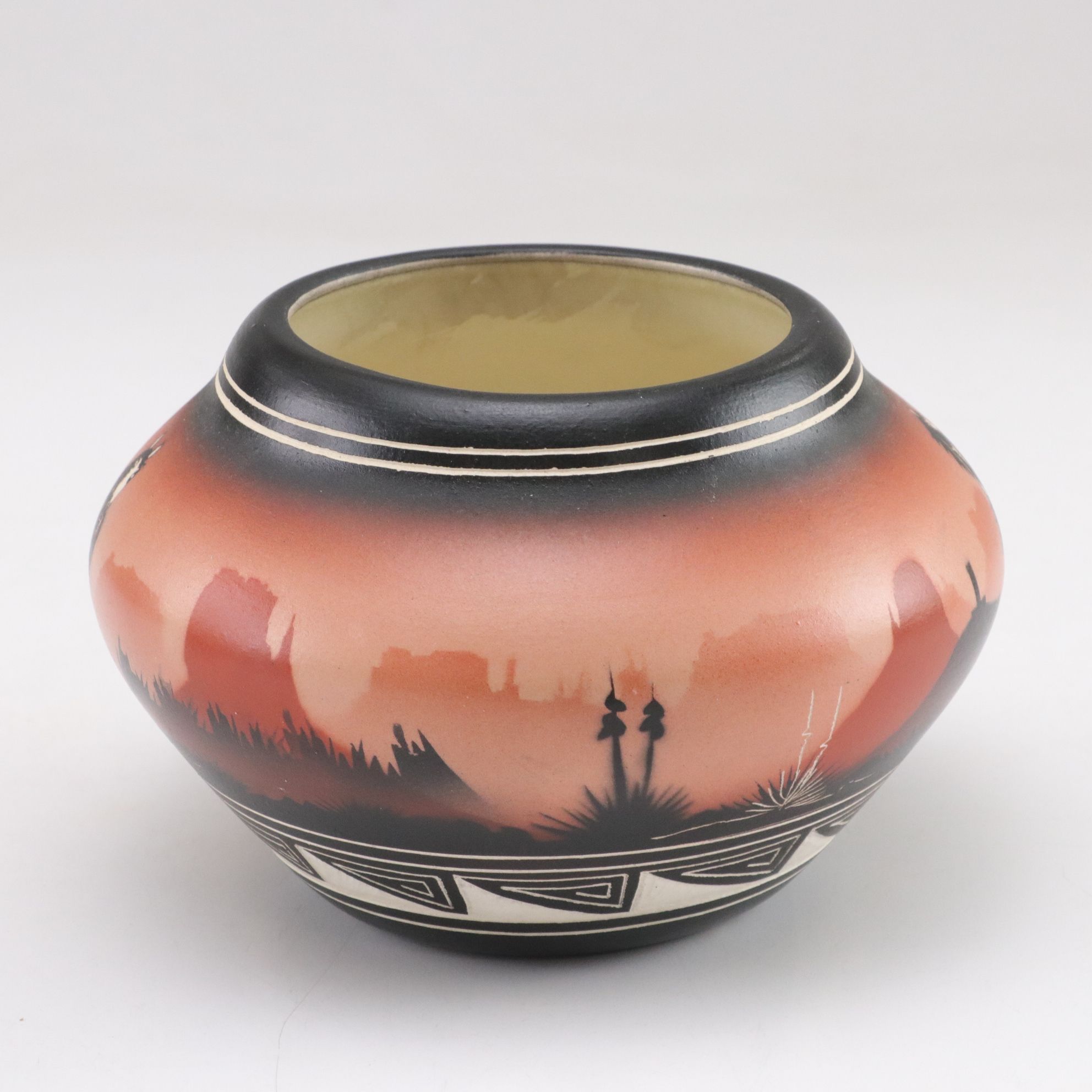 Hand-Crafted Navajo Planter and Other Ceramic Vase