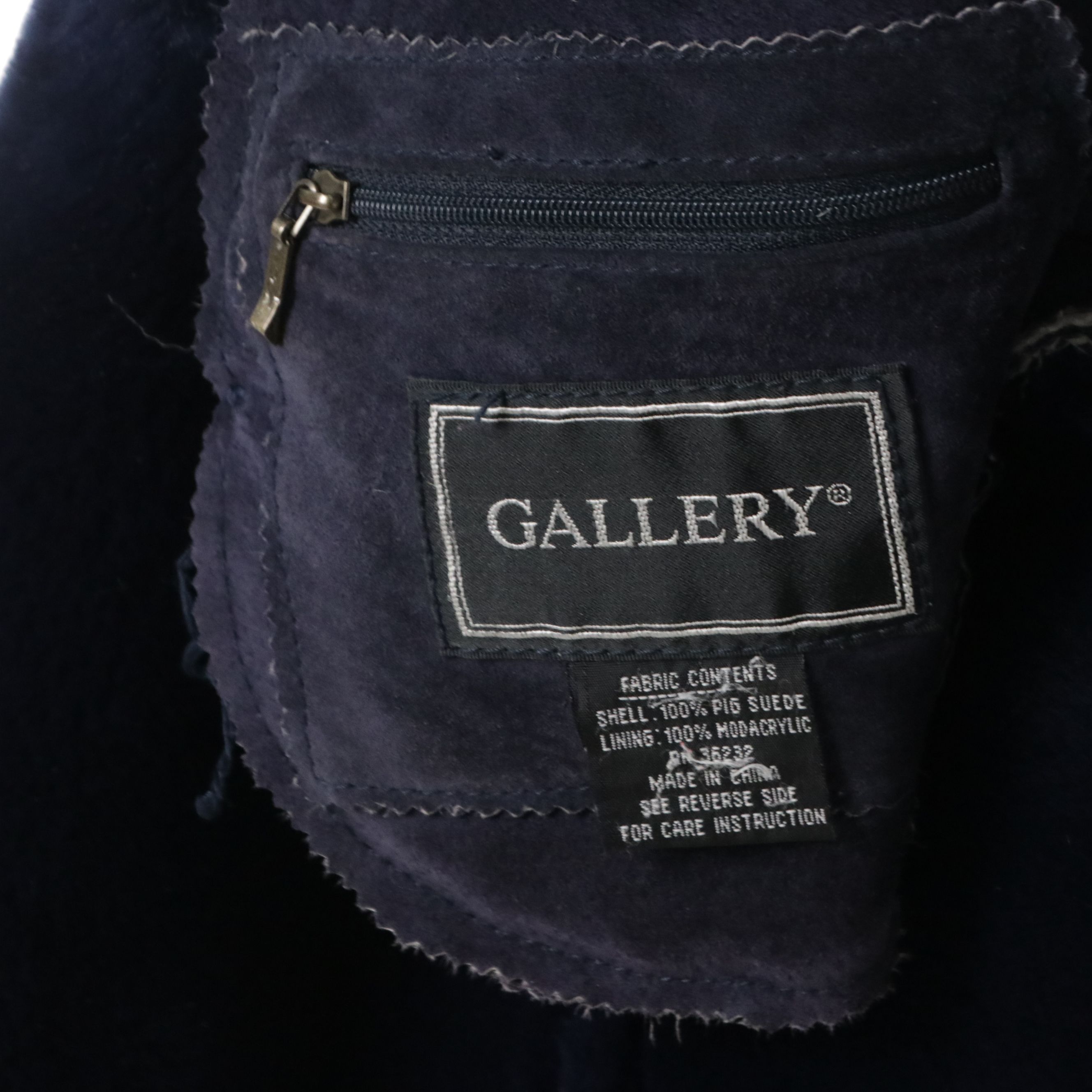 Gallery Dyed Pigskin Suede Oversized Coat