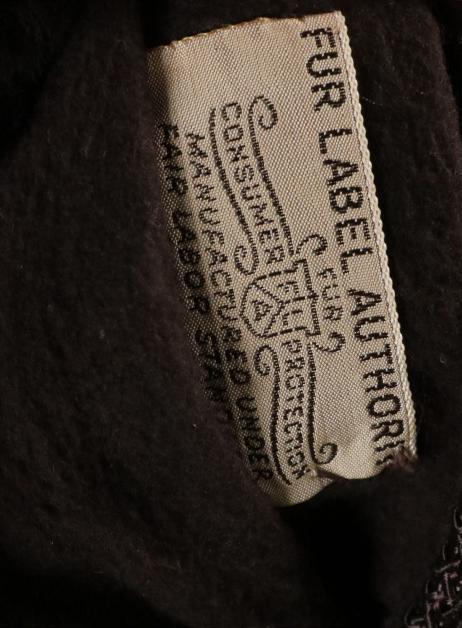 Dyed Mouton Fur Boxy Jacket, circa 1960