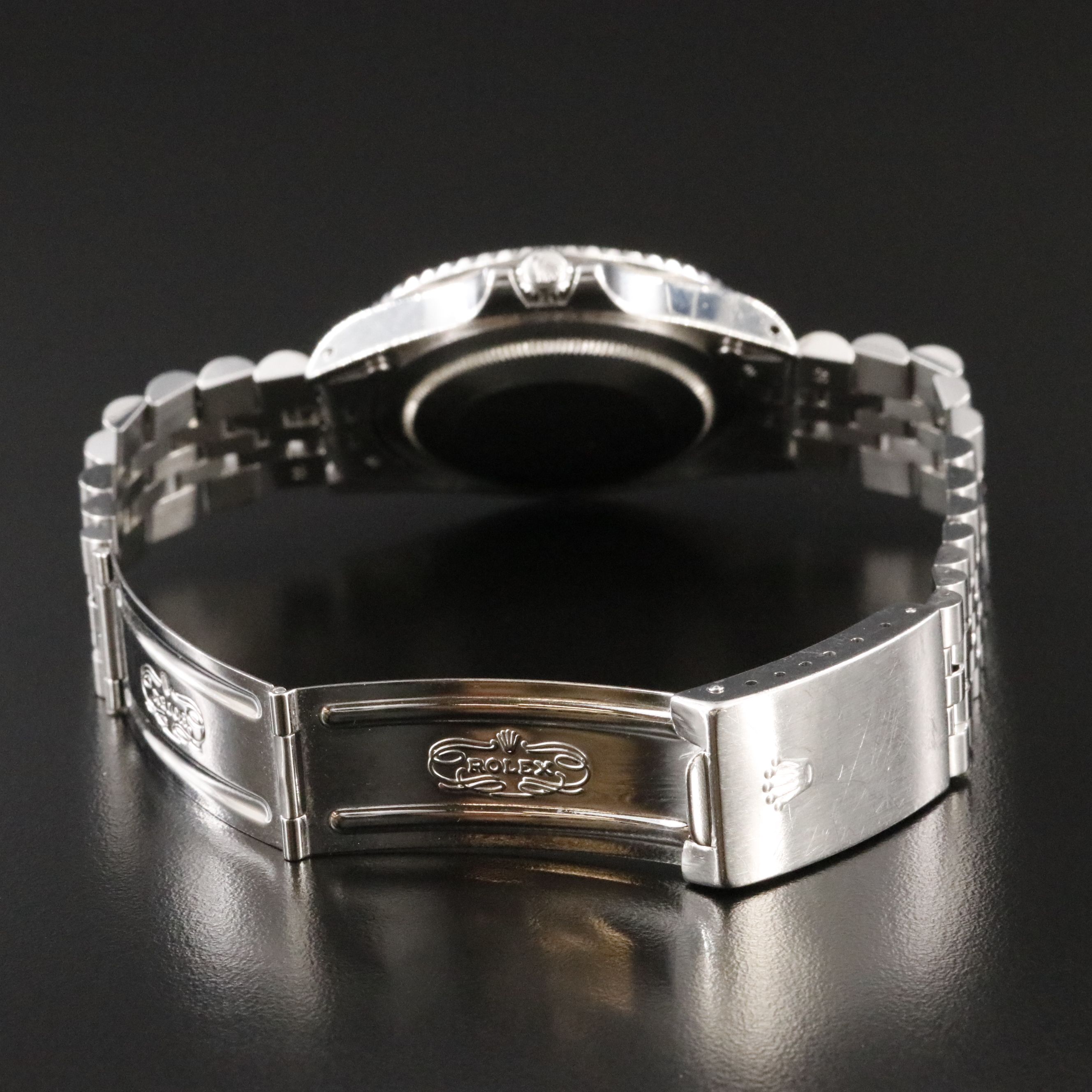 1988 Rolex GMT-Master 16750 Black Dial & Bezel Steel Jubilee Bracelet Watch