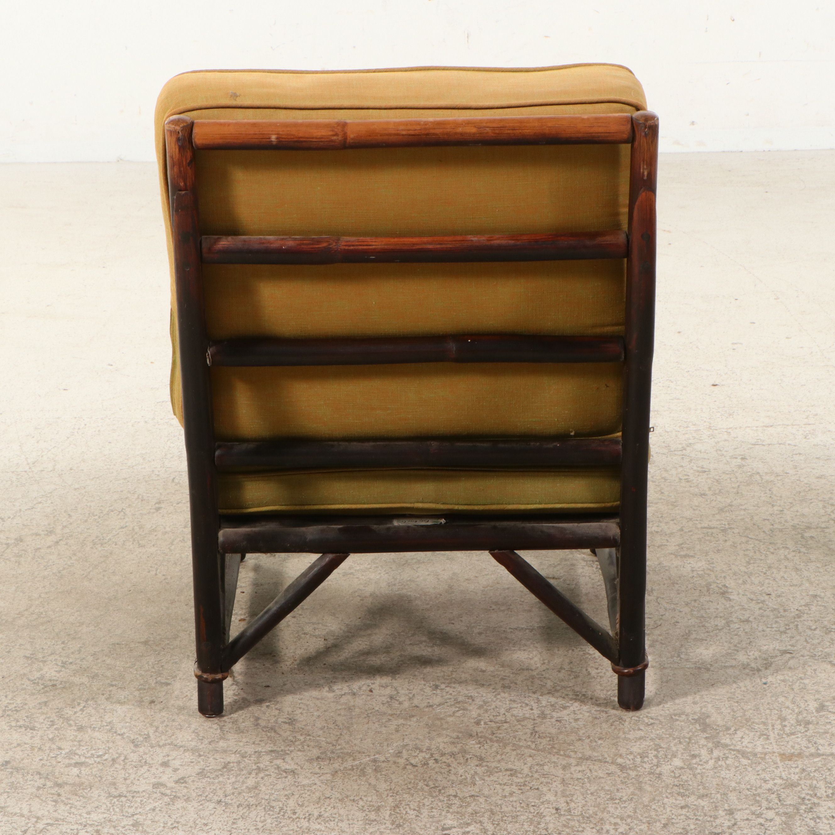 Fick's Reed Co. Five-Piece Bamboo and Rattan Sectional Sofa, Mid-20th Century