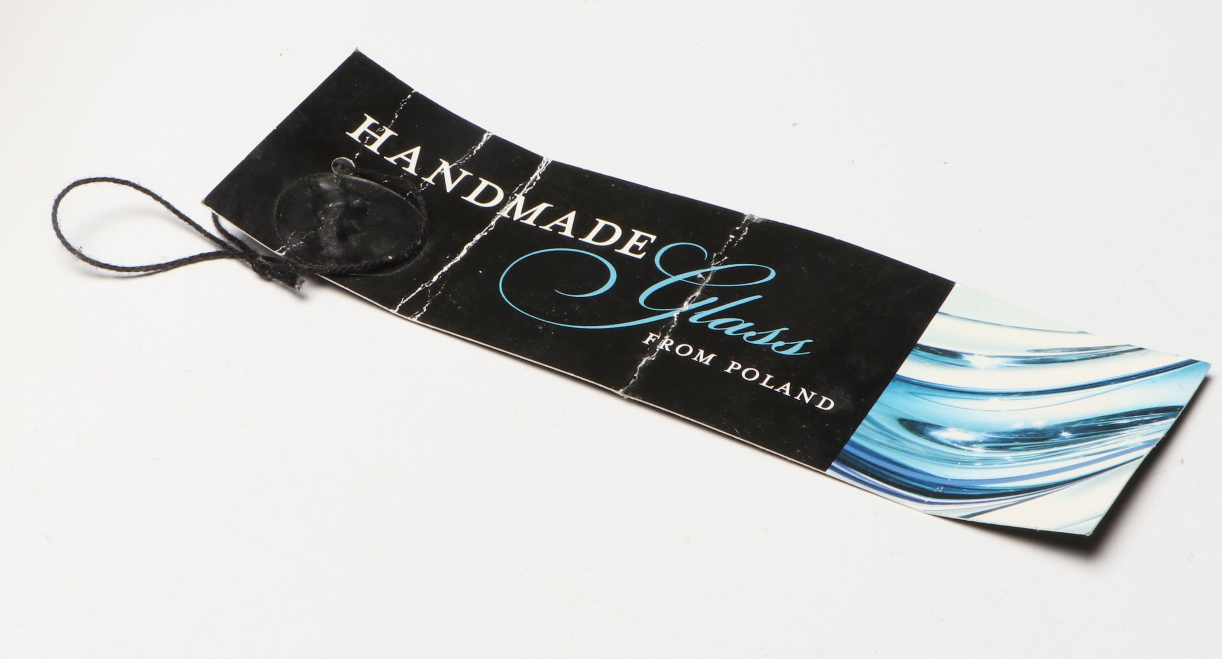 Polish Ruffled Art Glass Vase, Mid to Late 20th Century