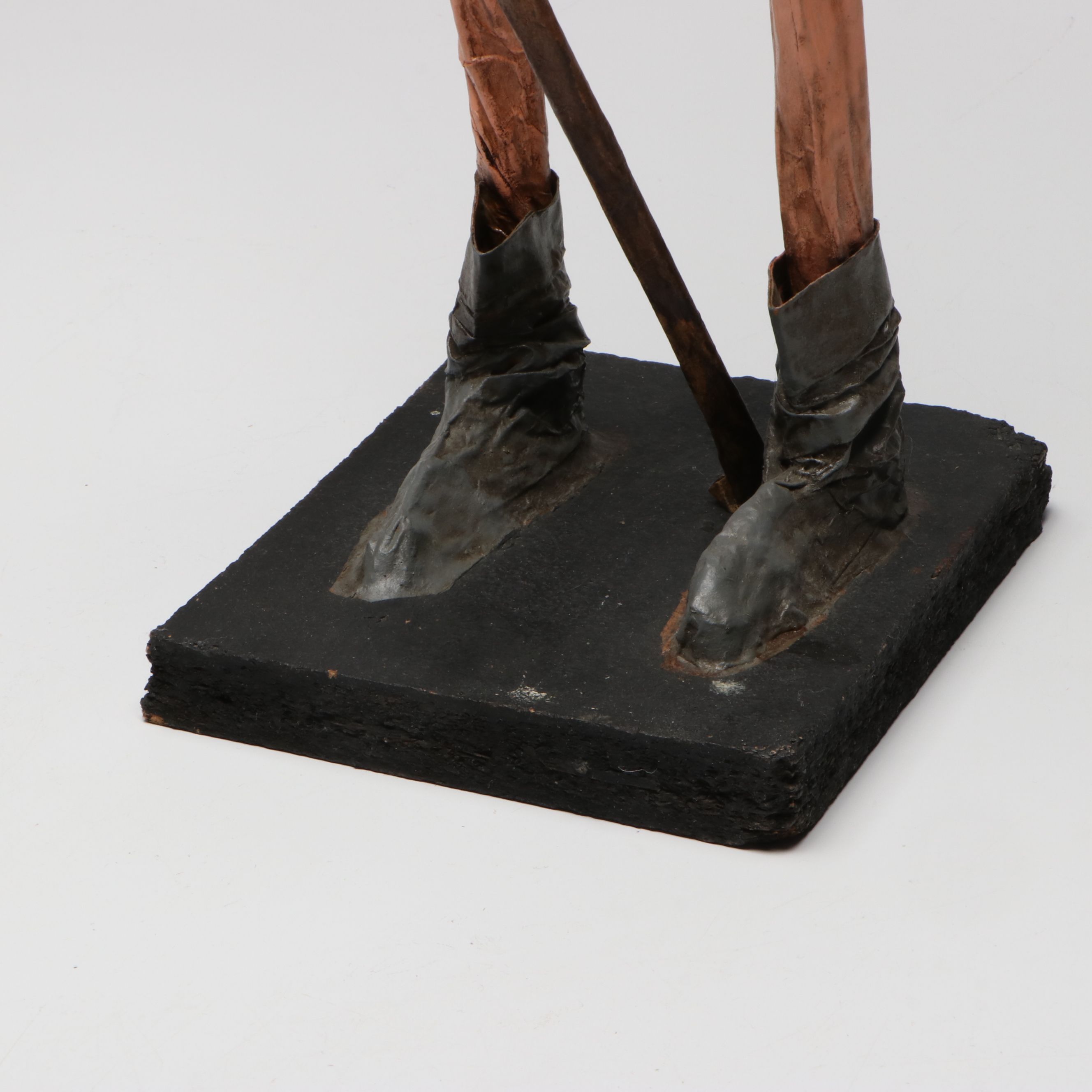 Mexican Folk Art Style Papier-Mâché Don Quixote Sculpture