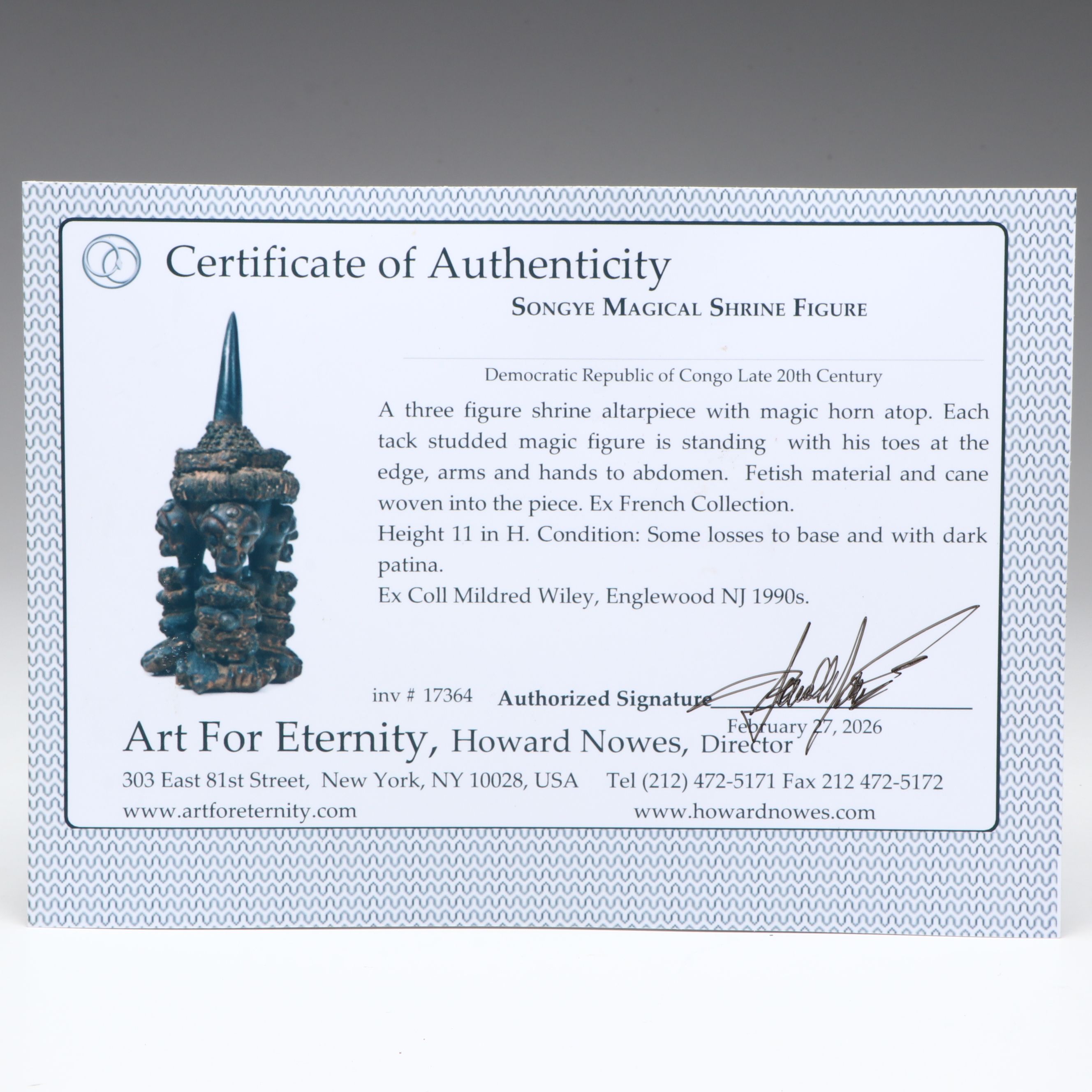 Songye Magical Shrine Figure, Late 20th Century