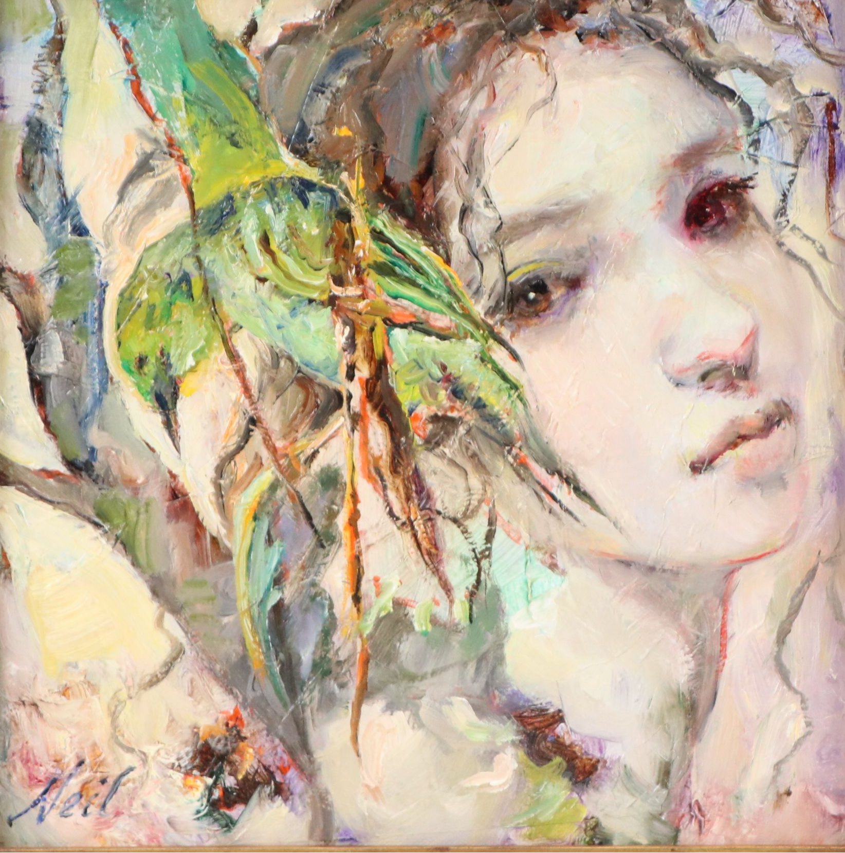 Pamela Neil Portrait Oil Painting, 21st Century