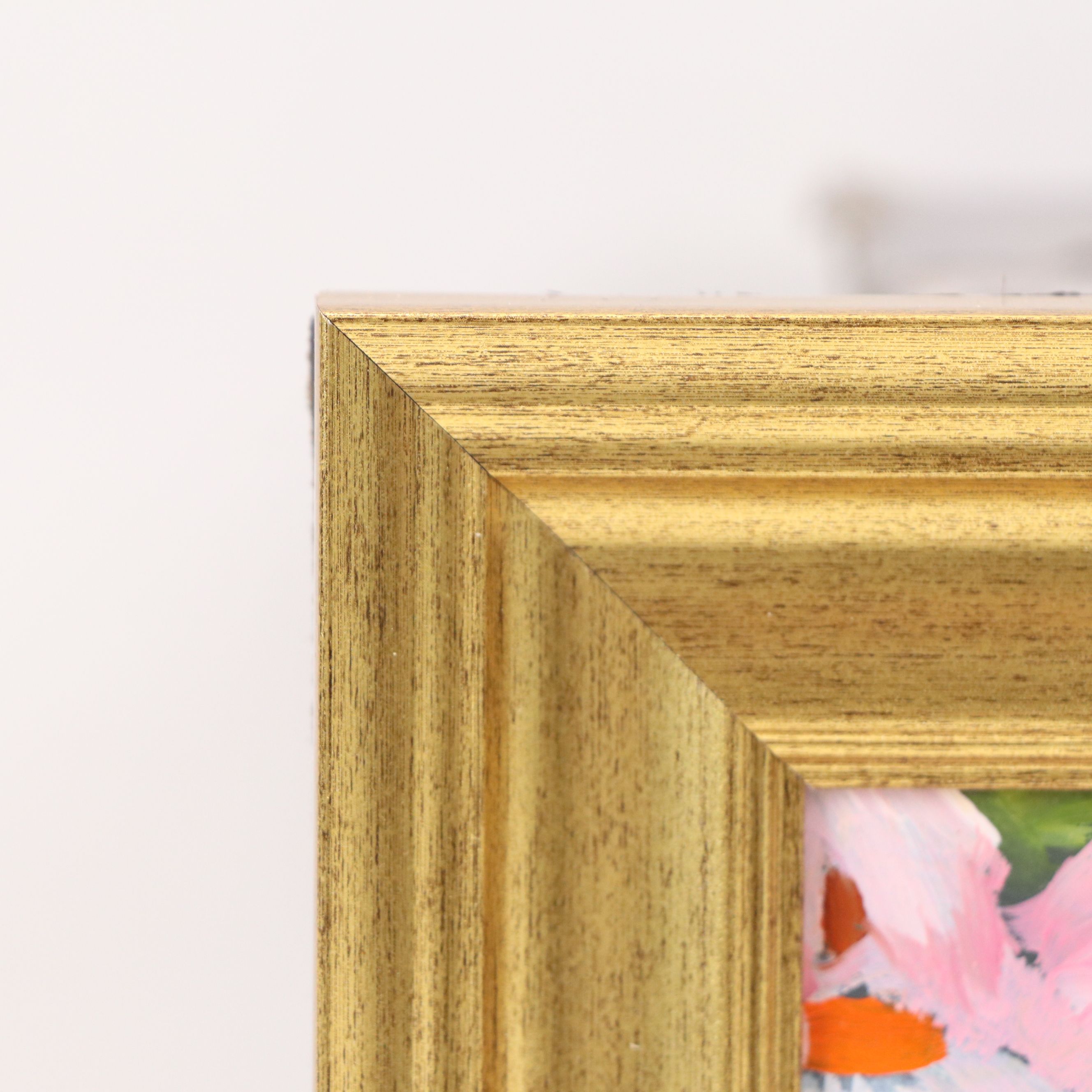 Jeff Claudio Oil Painting "Butterfly & Flower"