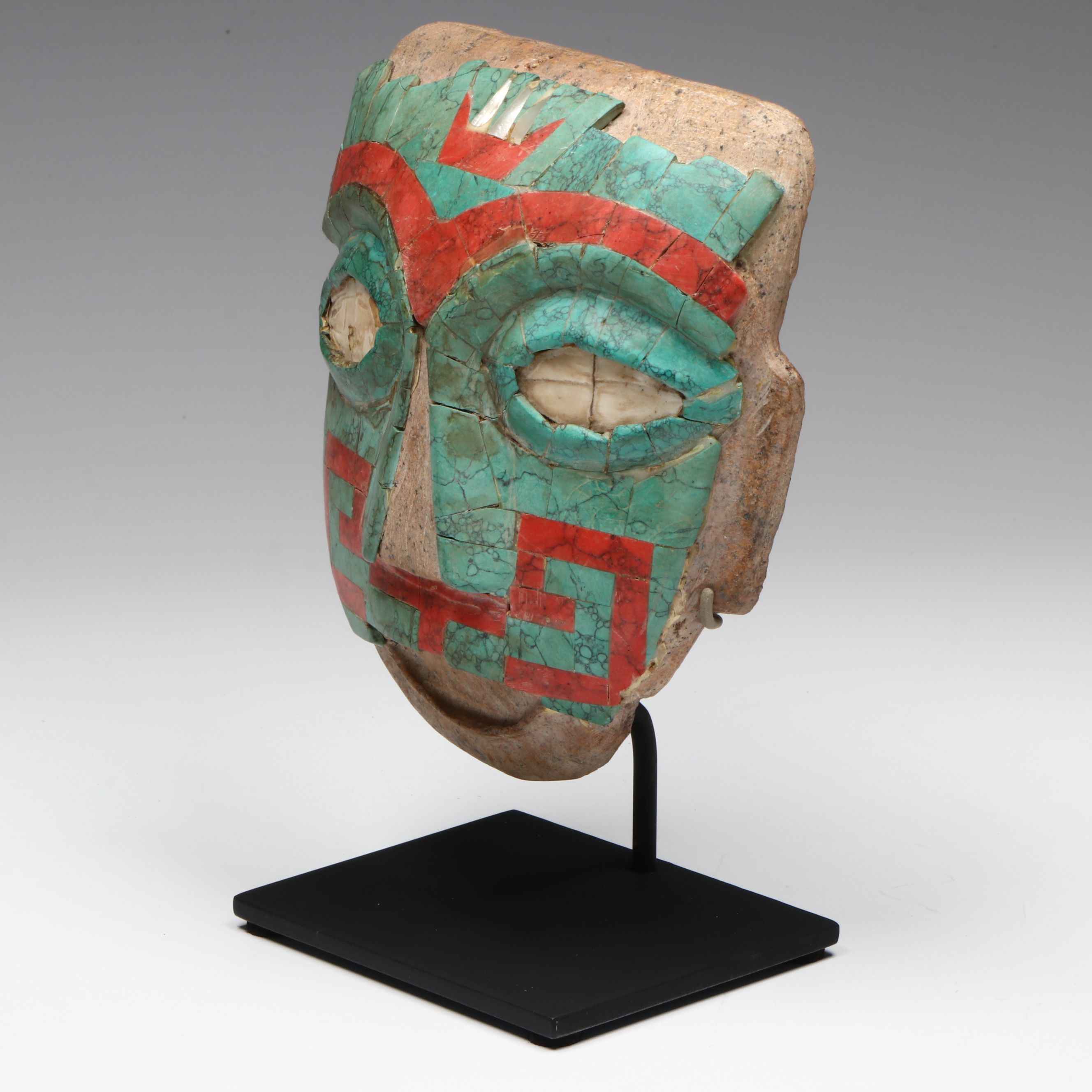 Teotihuacan Style Stone Mask, Mid-20th Century