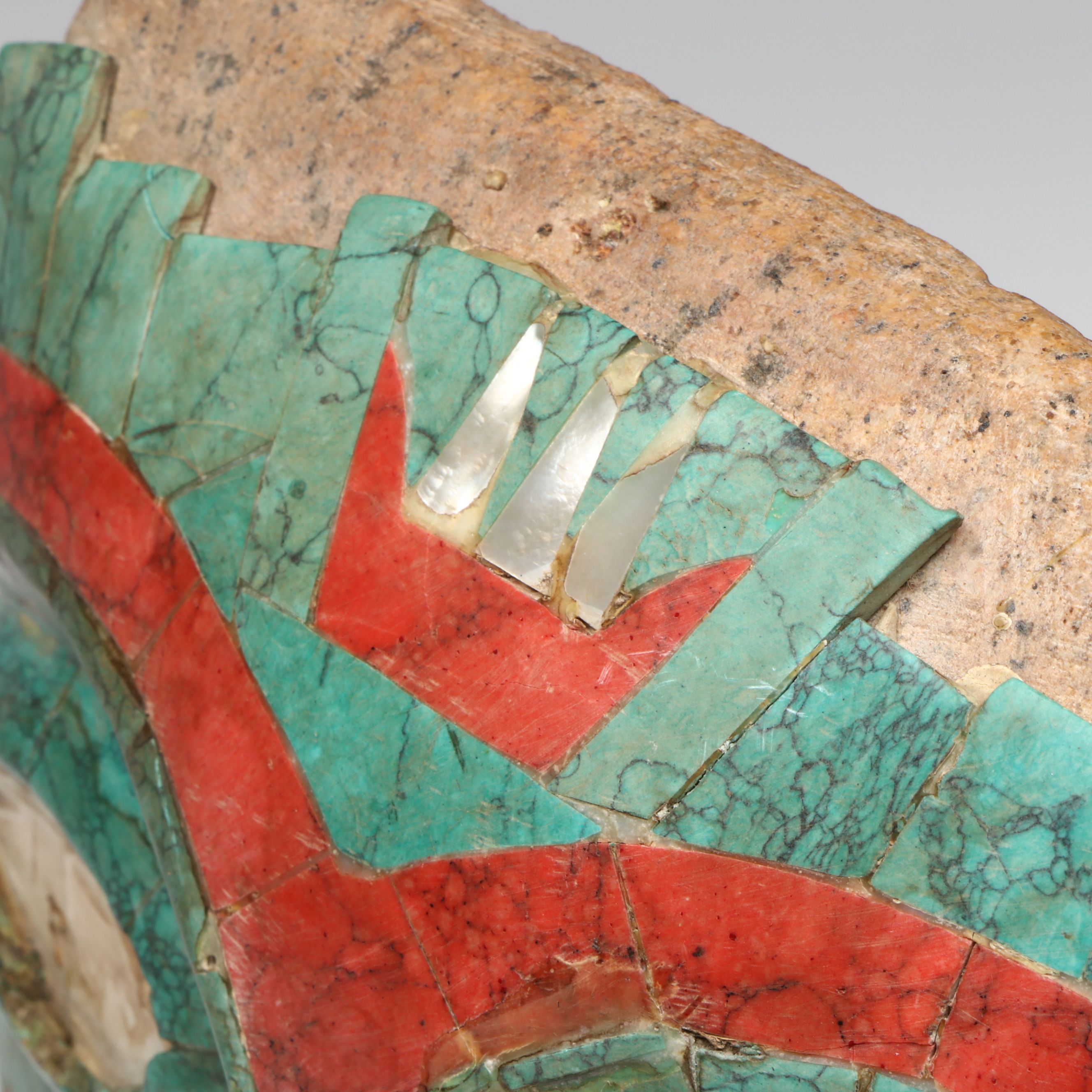 Teotihuacan Style Stone Mask, Mid-20th Century