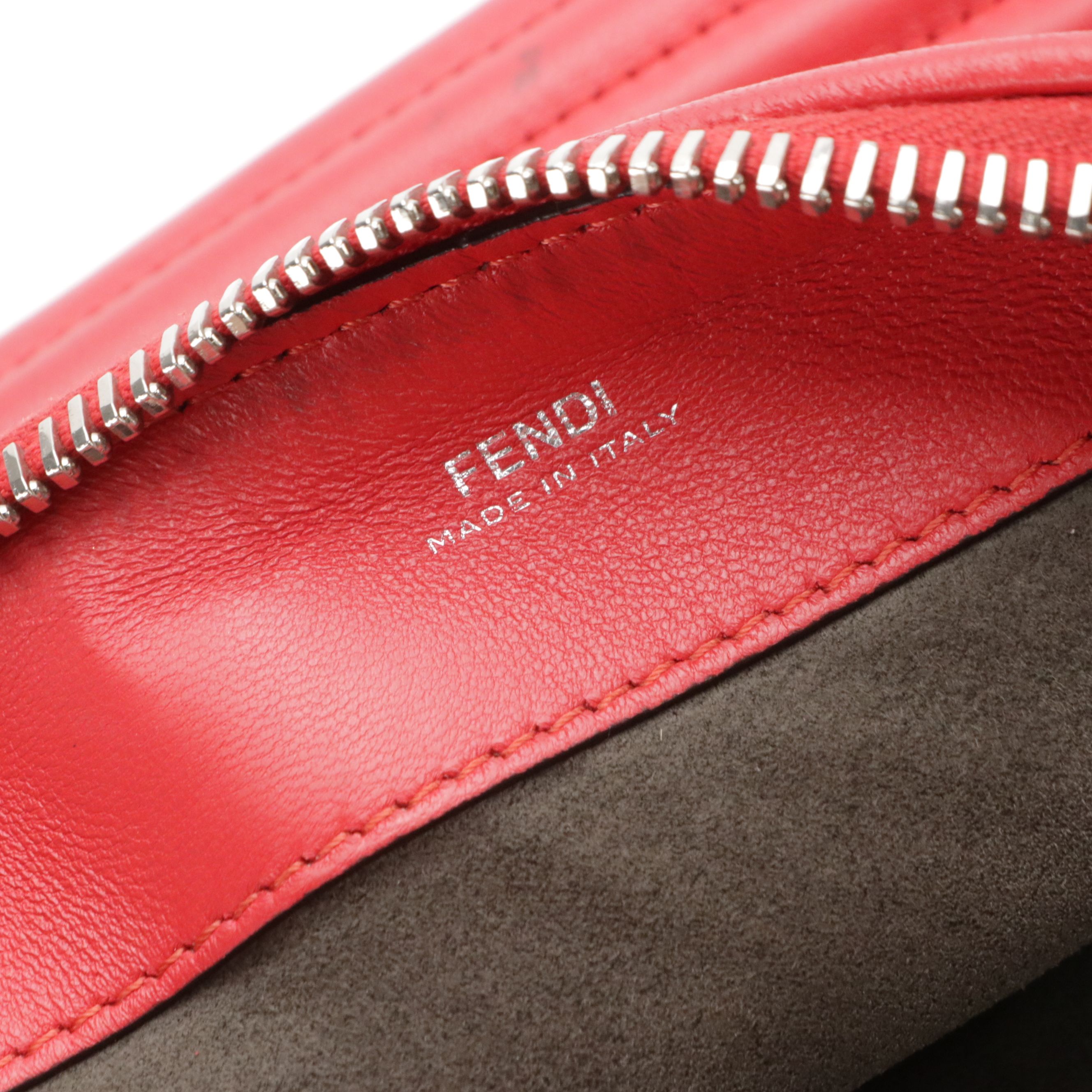 Fendi Dotcom Click Small Shoulder Bag 8BN299 in Quilted Lambskin Leather