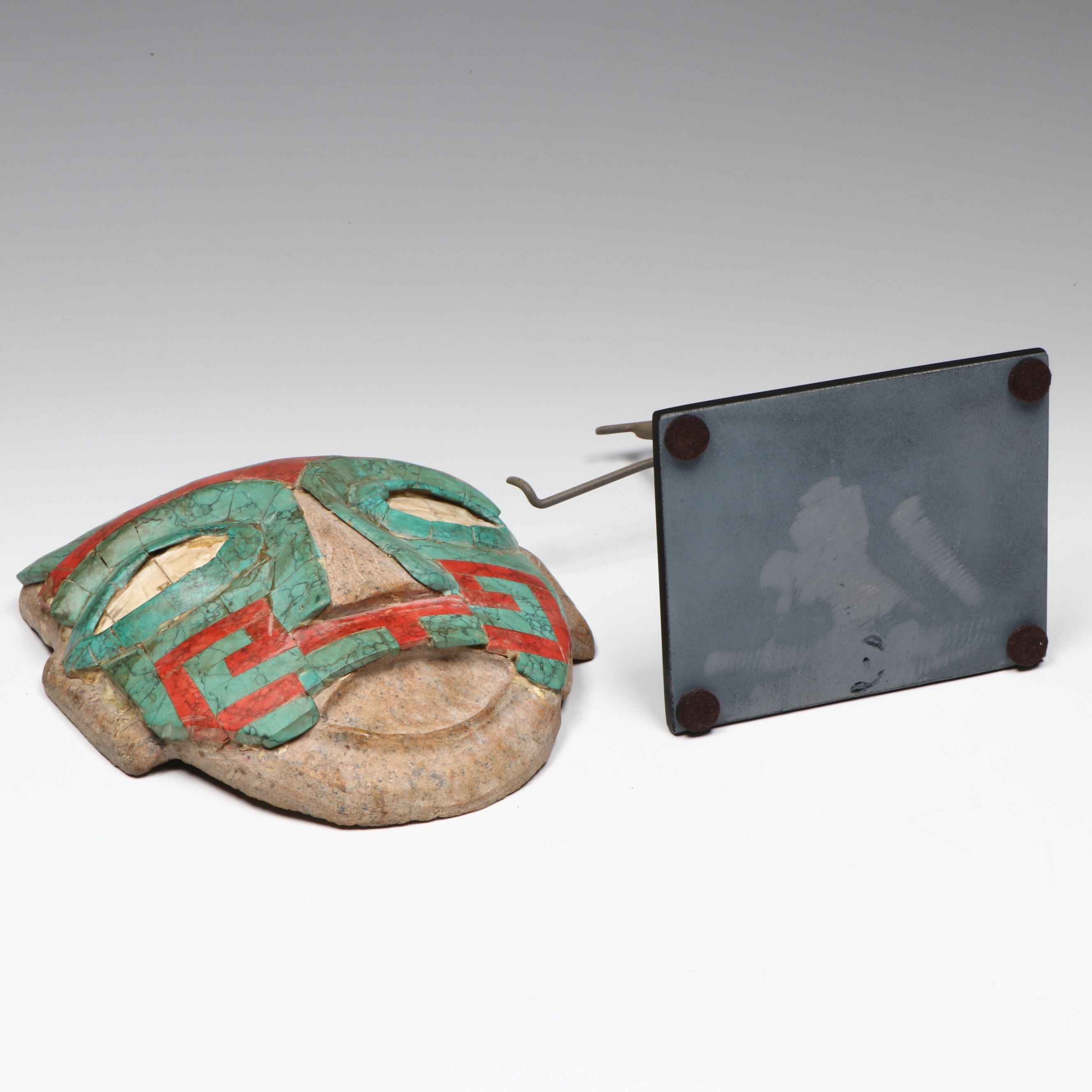 Teotihuacan Style Stone Mask, Mid-20th Century