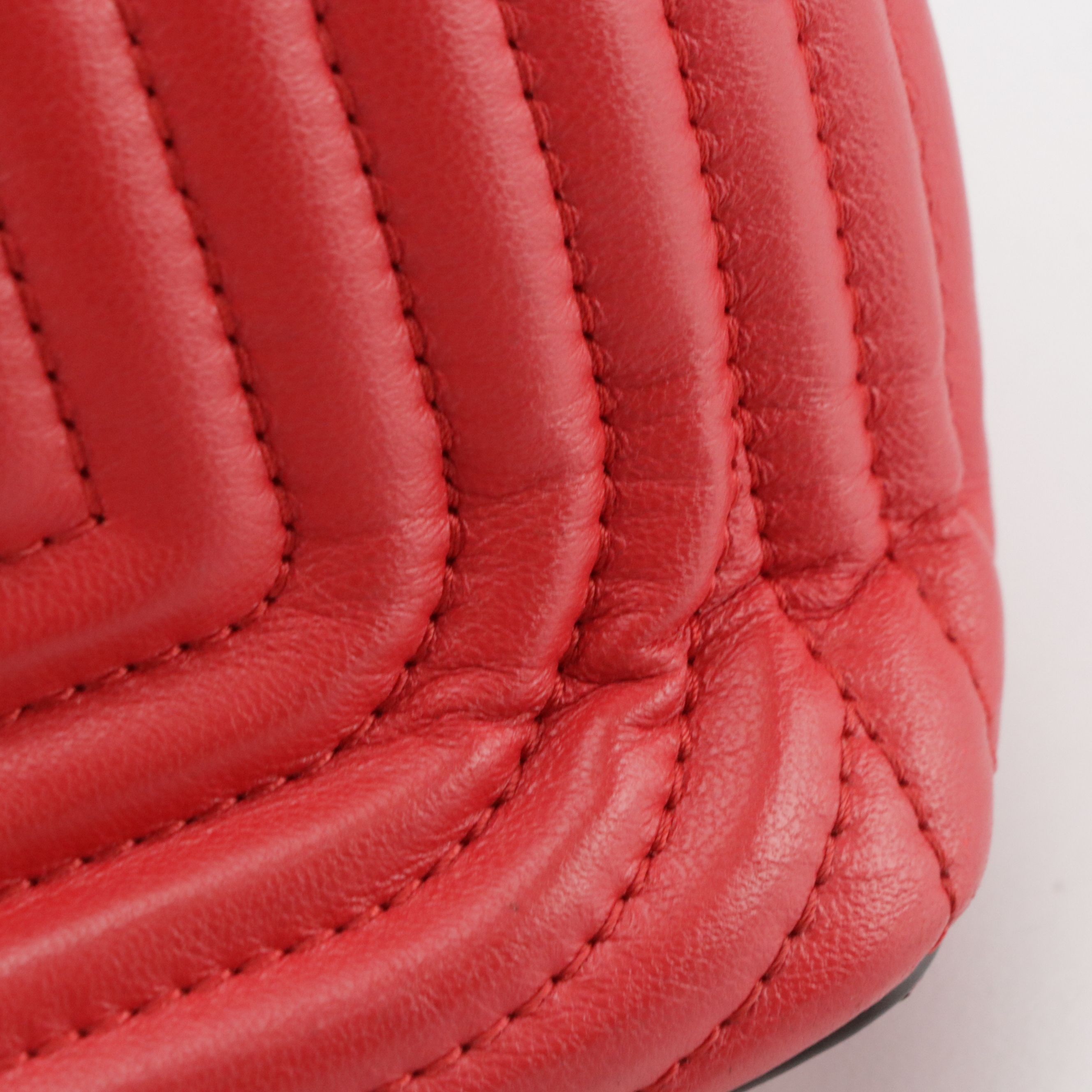 Fendi Dotcom Click Small Shoulder Bag 8BN299 in Quilted Lambskin Leather