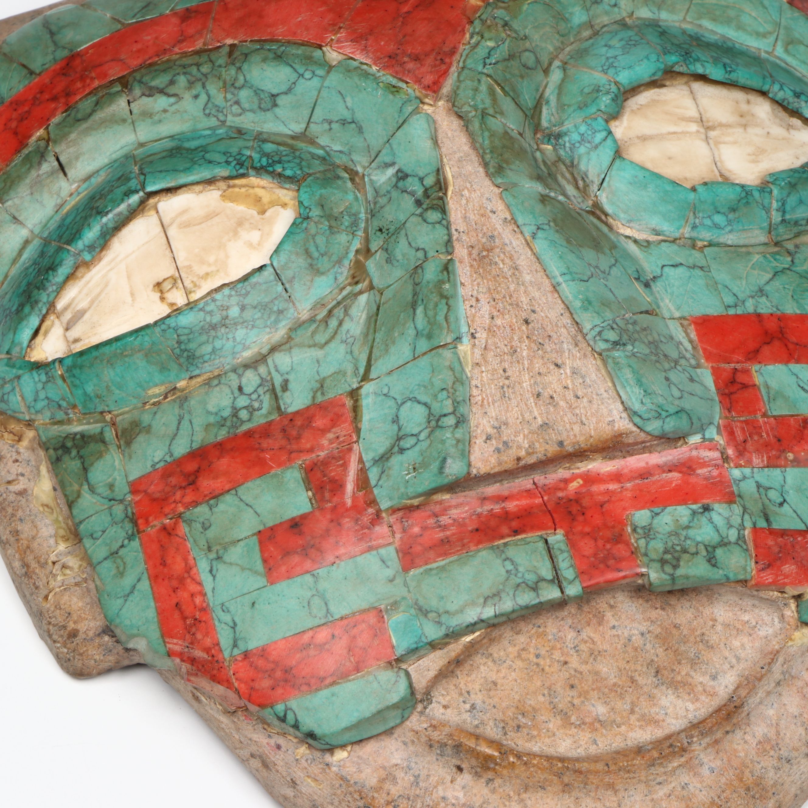 Teotihuacan Style Stone Mask, Mid-20th Century