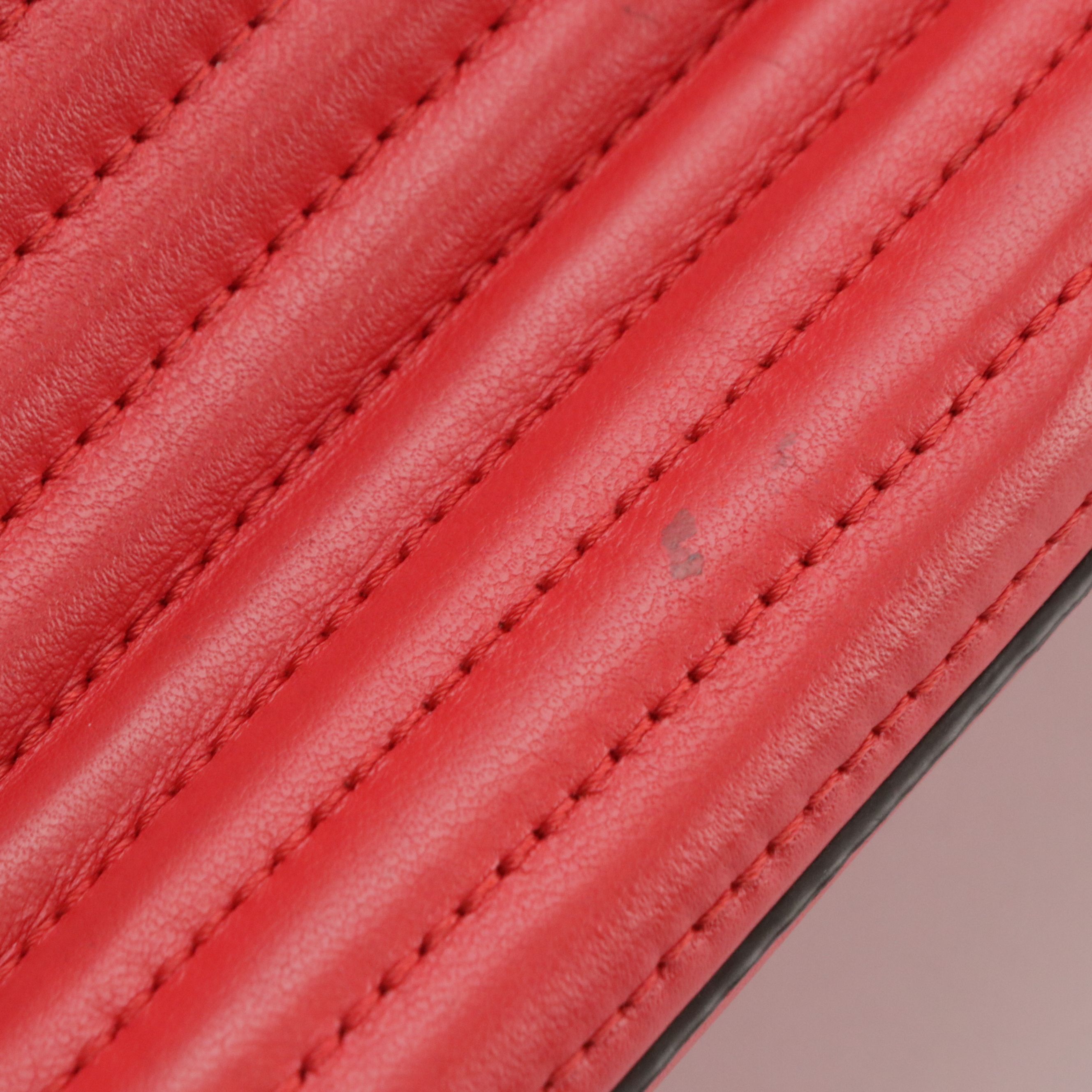 Fendi Dotcom Click Small Shoulder Bag 8BN299 in Quilted Lambskin Leather