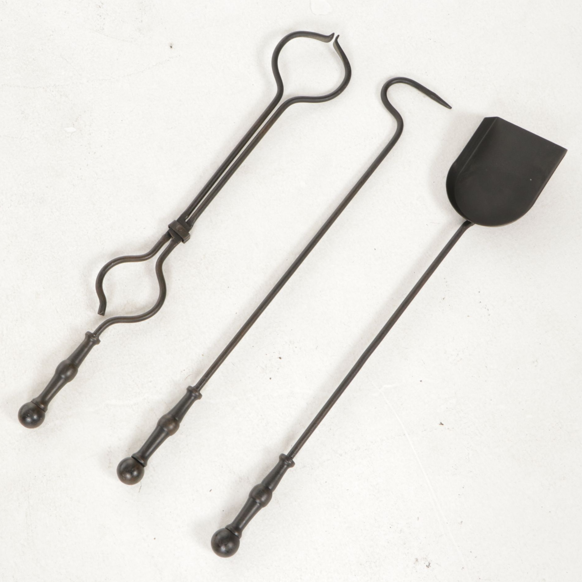 Fireplace Screen with Iron Fireplace Tool Set