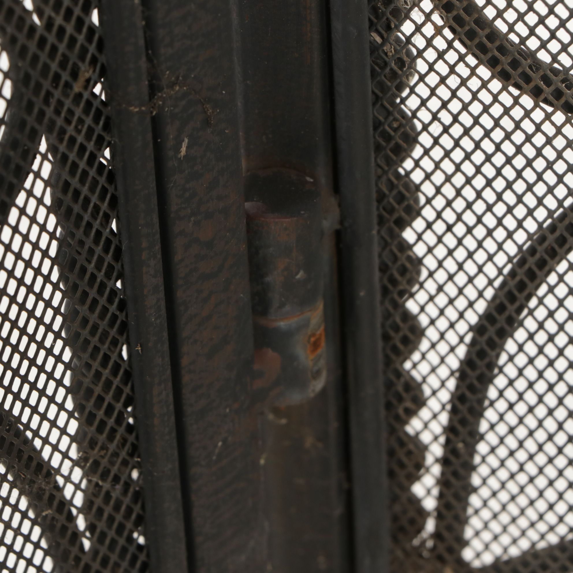 Fireplace Screen with Iron Fireplace Tool Set