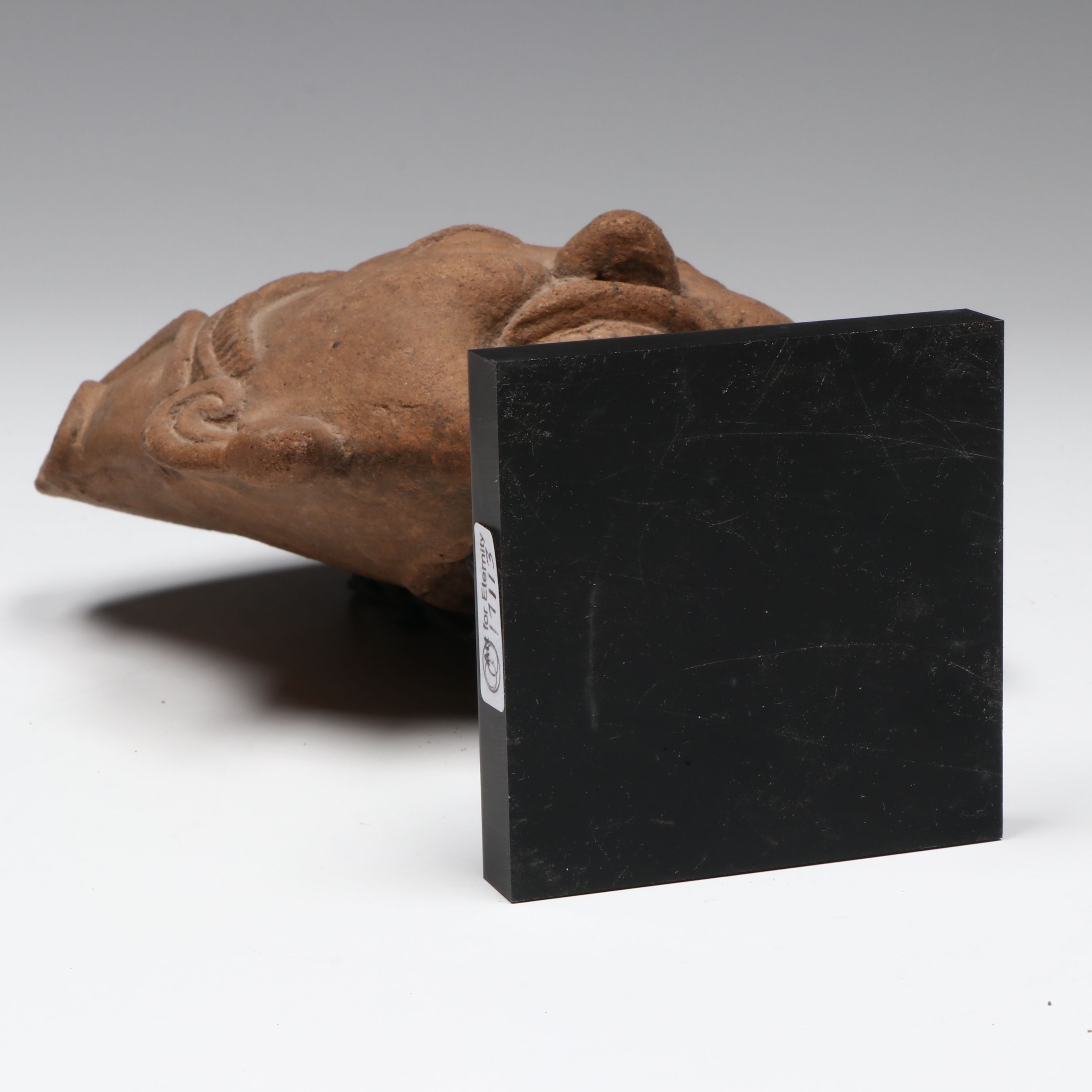 Veracruz Smiling Pottery Sonriente Head, Circa 600–800 CE