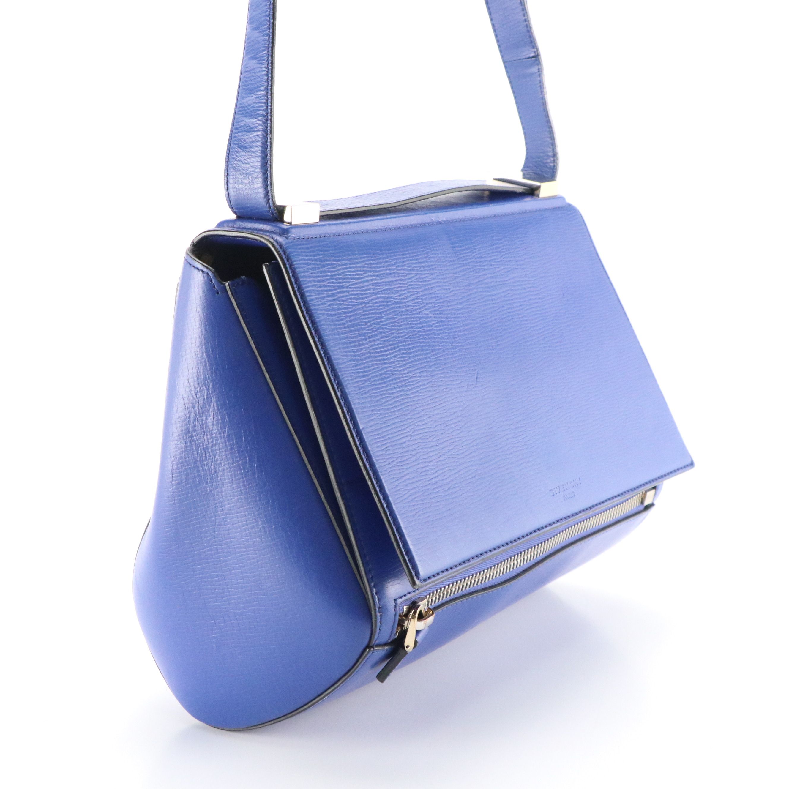 Givenchy Large Pandora Box Bag in Royal Blue Grained Leather