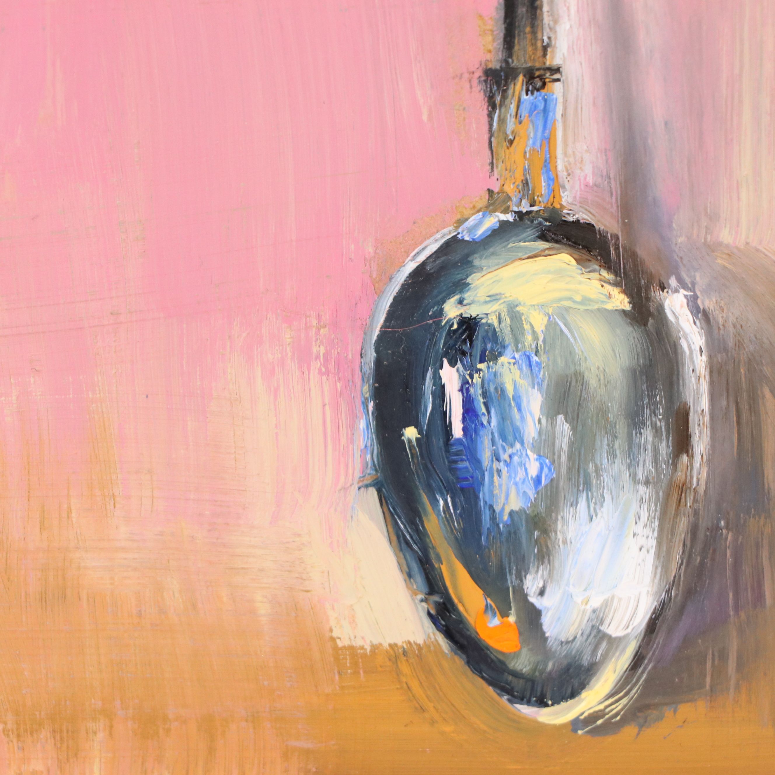 Natalia Demenko Still Life Oil Painting of Fiddle Handled Spoon