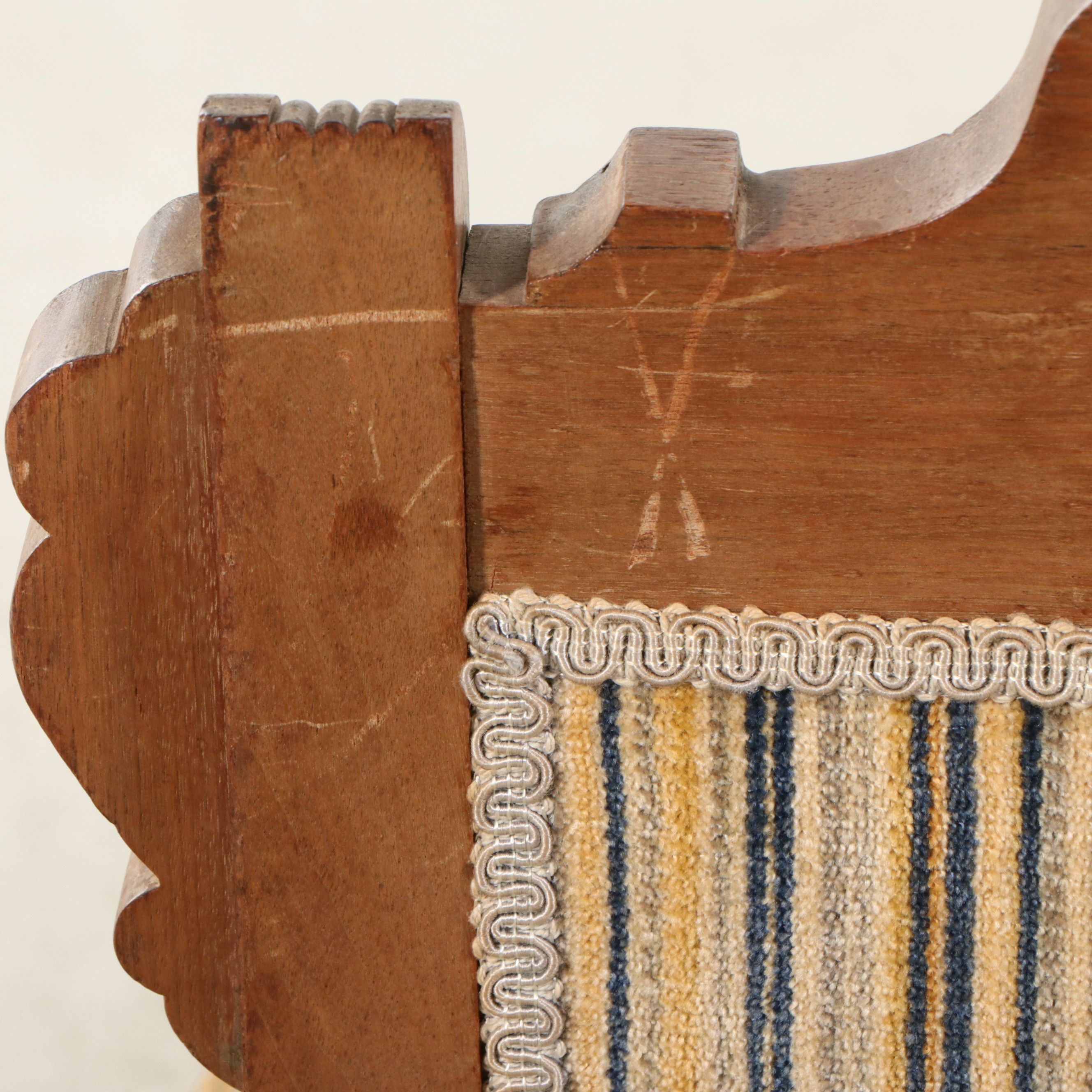 Set of Six Eastlake Carved Walnut Dining Chairs