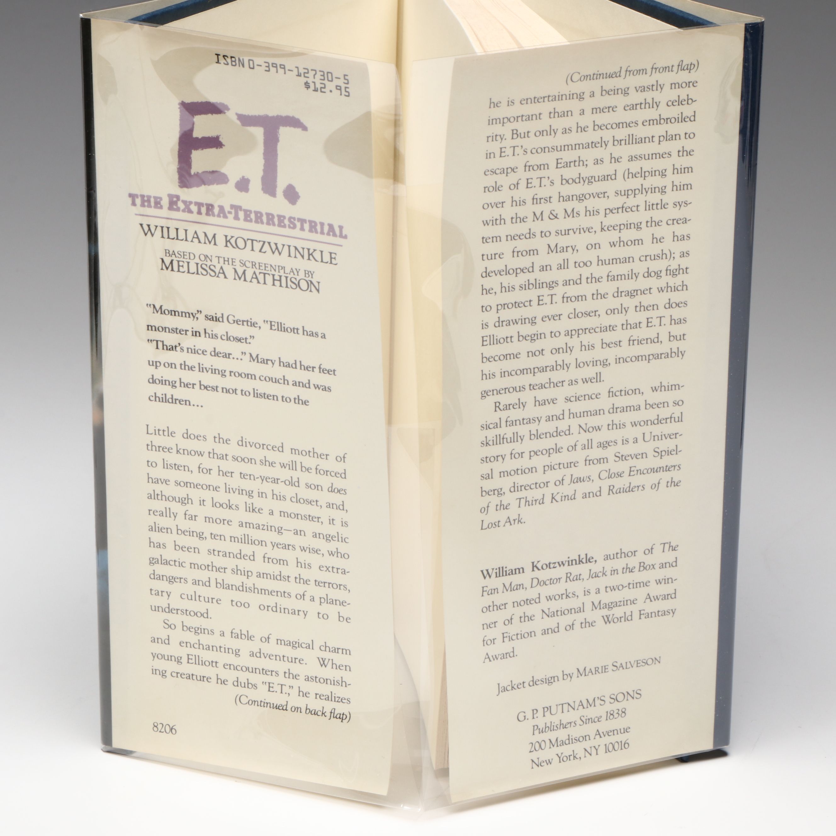 First Printing "E.T.: The Extra-Terrestrial" by William Kotzwinkle, 1982
