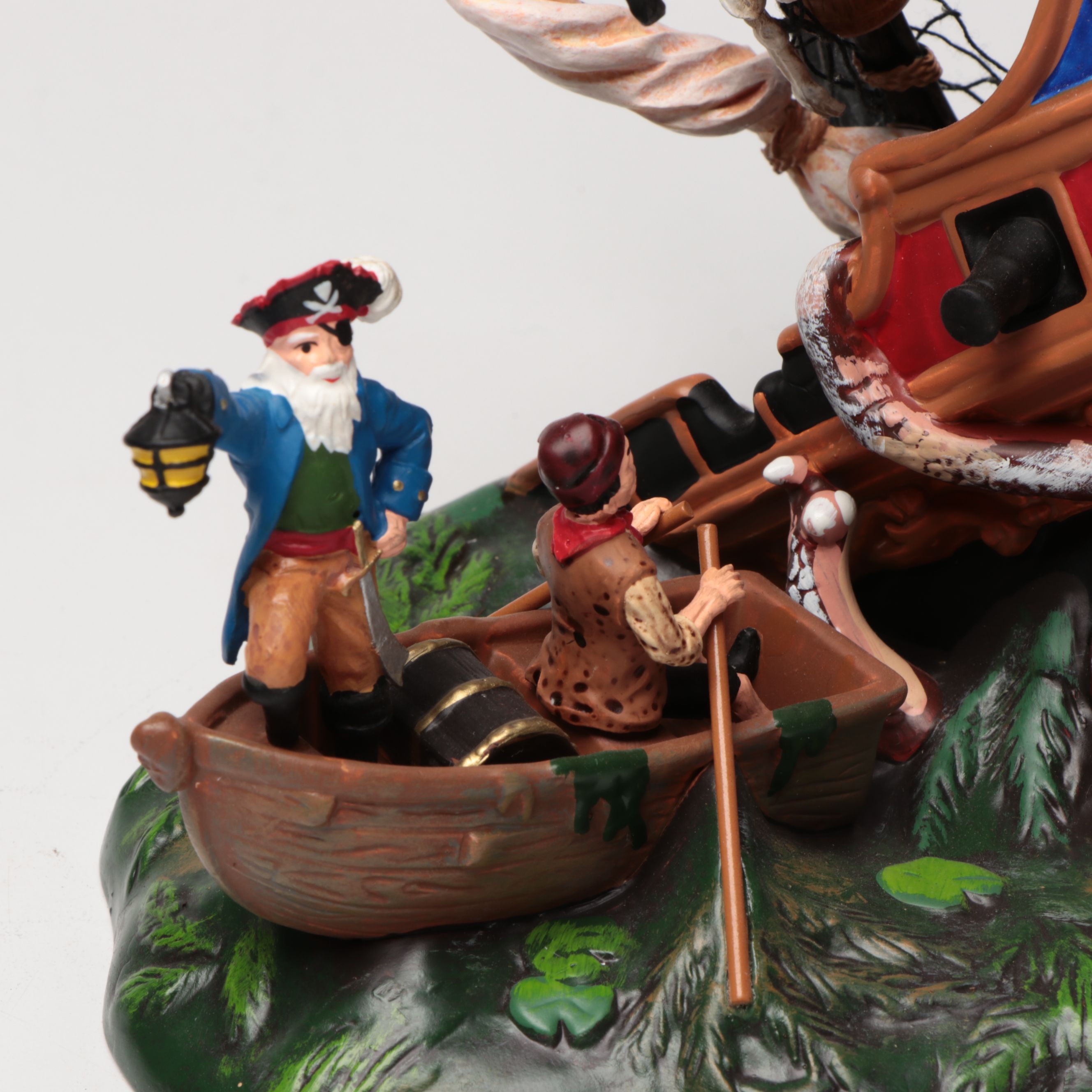 Dept. 56 "Witch's Brew Pub" and "Ship of Sea Phantoms" Village Décor