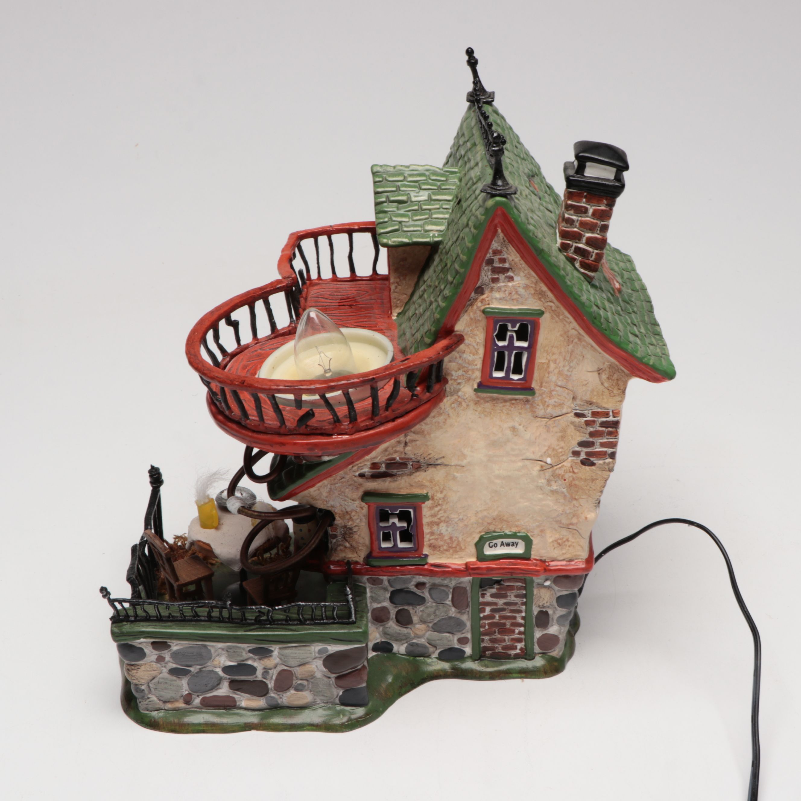 Dept. 56 "Witch's Brew Pub" and "Ship of Sea Phantoms" Village Décor
