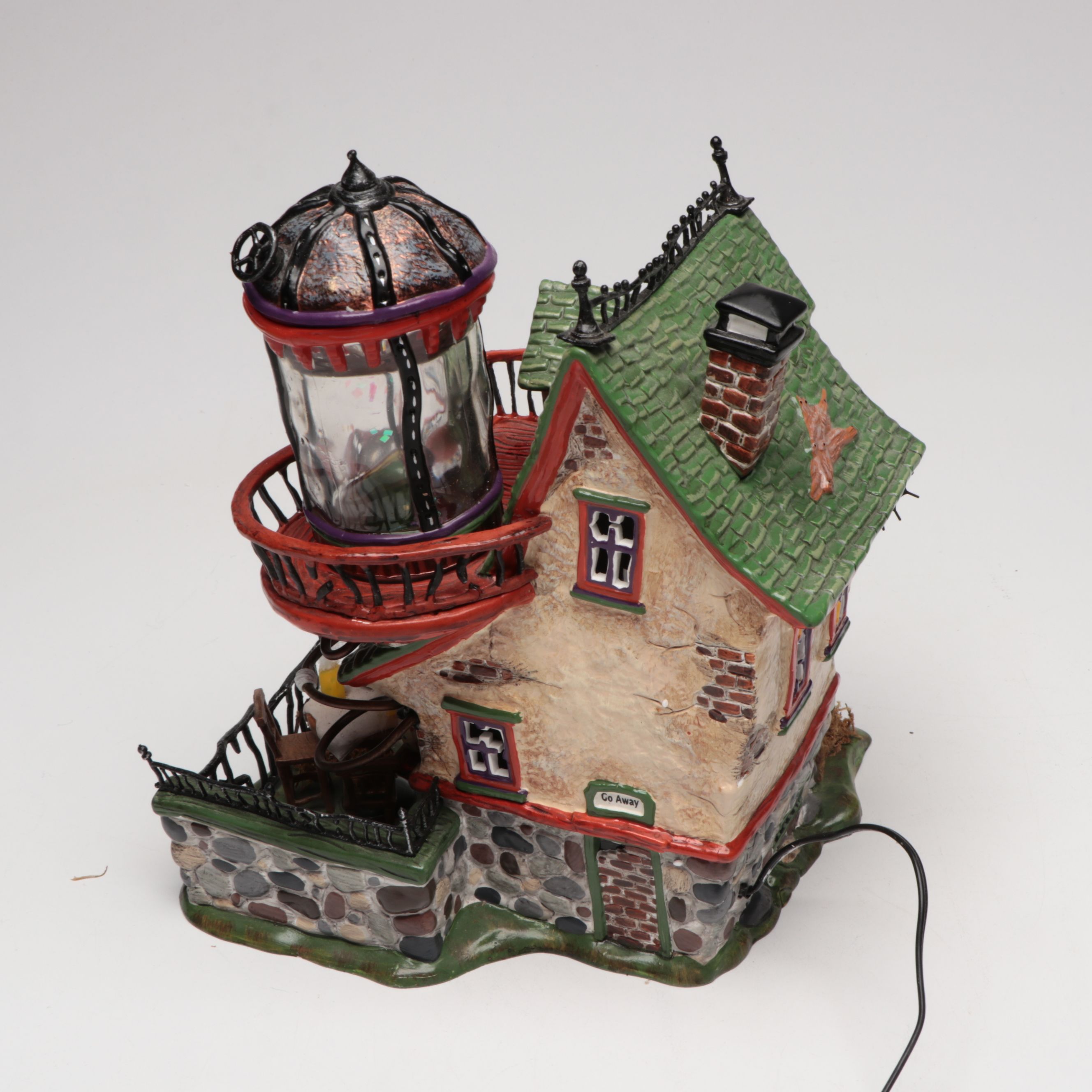 Dept. 56 "Witch's Brew Pub" and "Ship of Sea Phantoms" Village Décor