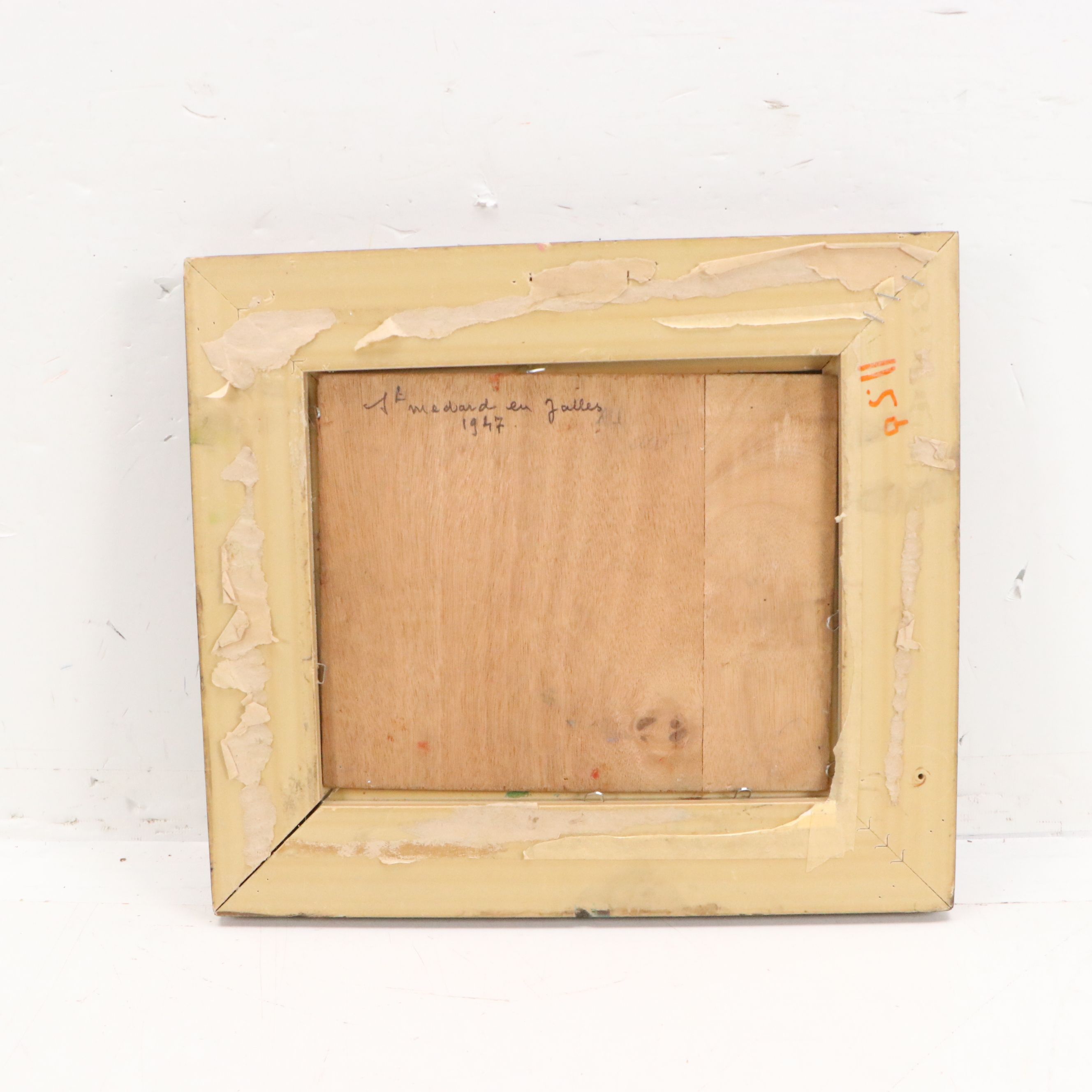 Jacqueline Garres Landscape Oil Painting "Saint-Médard-en-Jalles," 1947