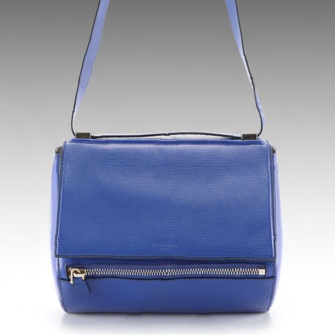 Givenchy Large Pandora Box Bag in Royal Blue Grained Leather
