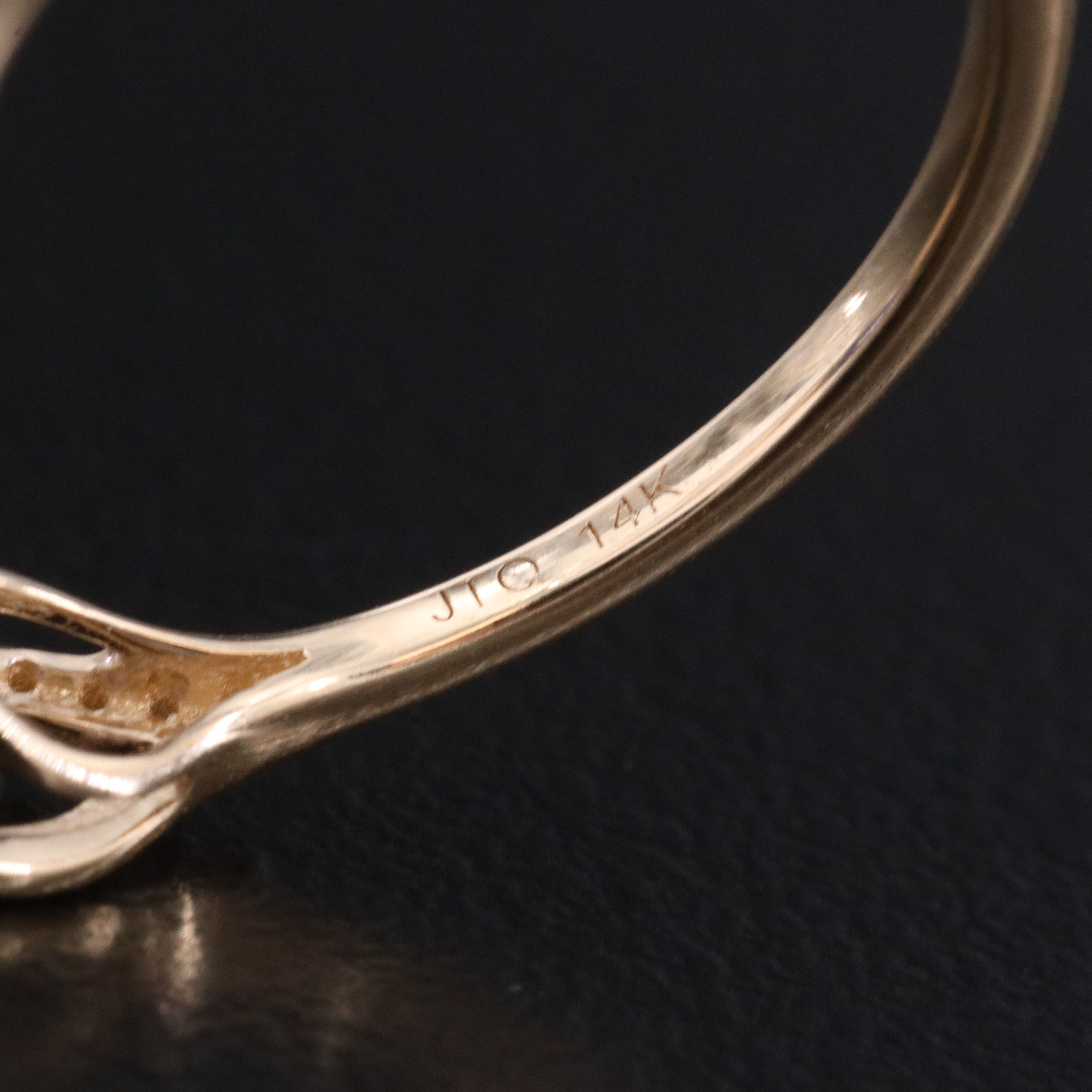 Loose 5.57 CT Lab Grown Sapphire and Moissanite Ring